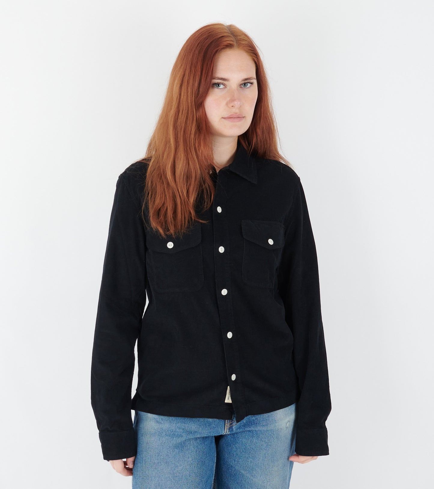 Corduroy Shirt Black