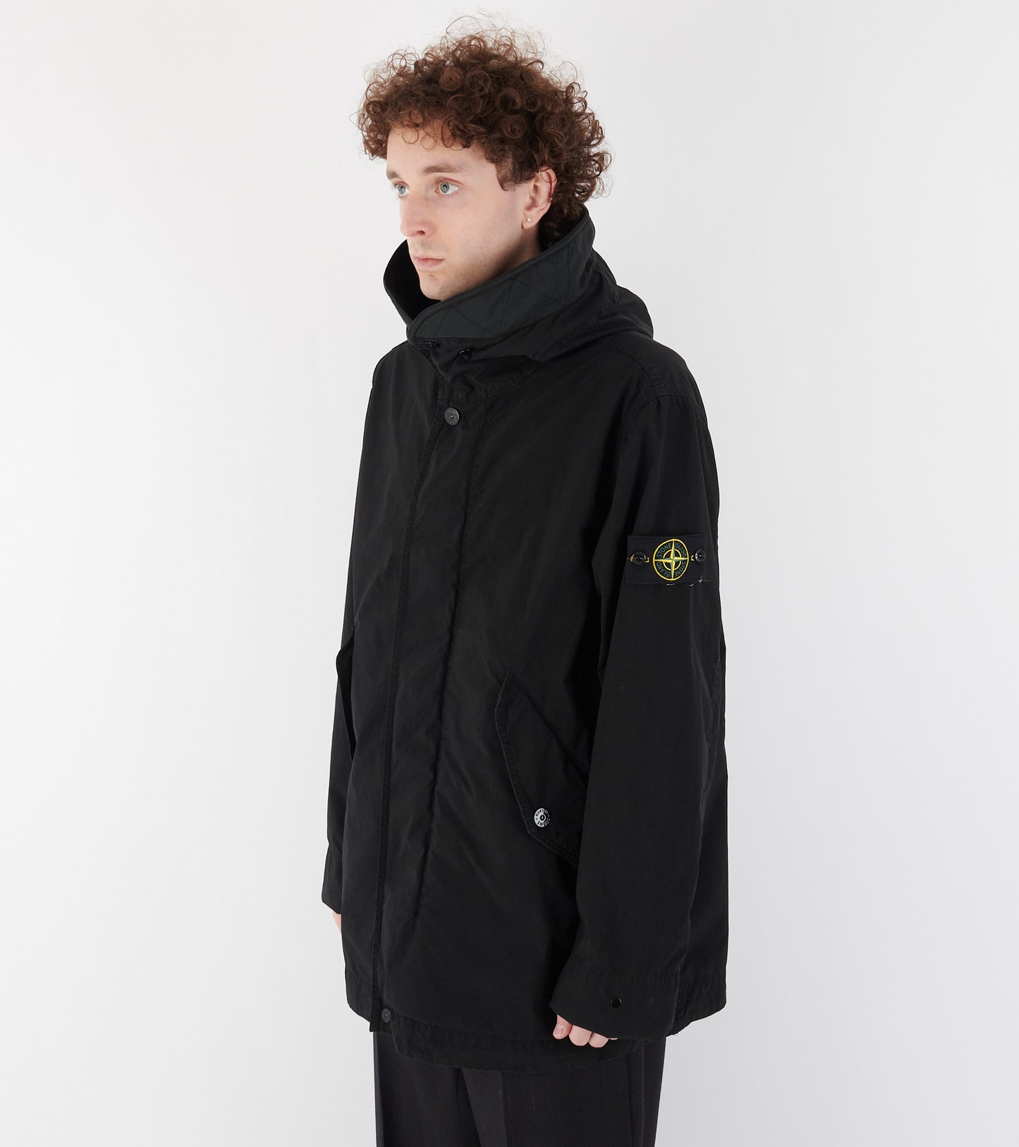 Light Compact Touch Poly-TC Jacket Black