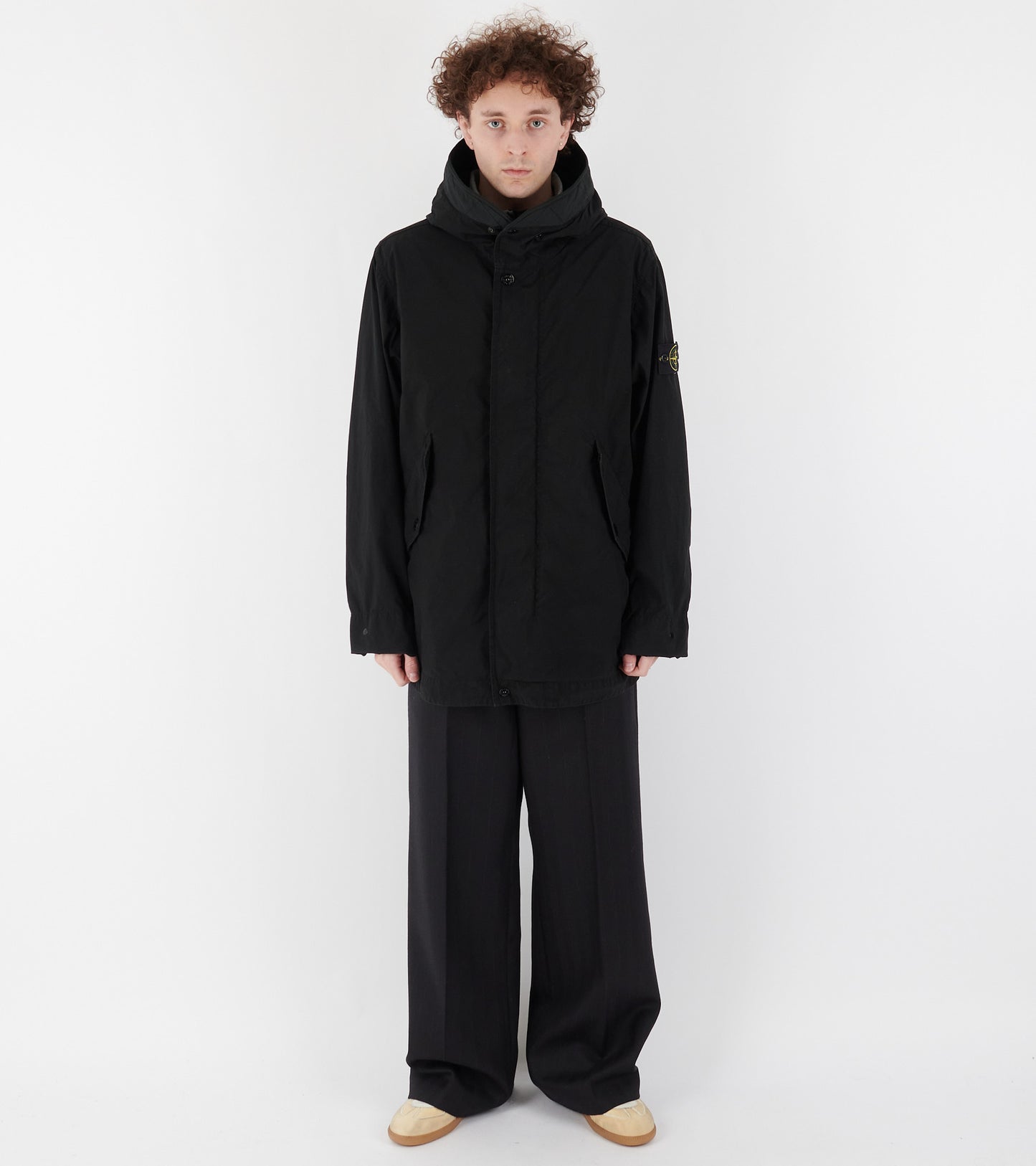 Light Compact Touch Poly-TC Jacket Black