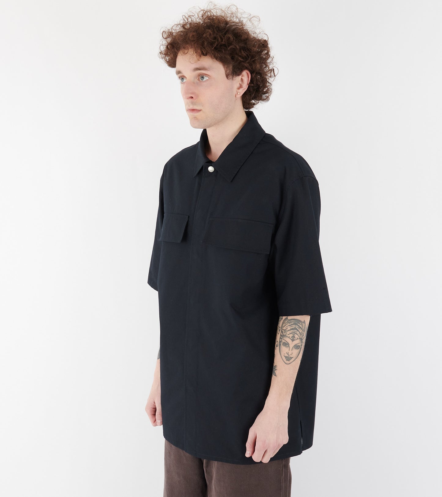 S/S Pocket Shirt Dark Navy