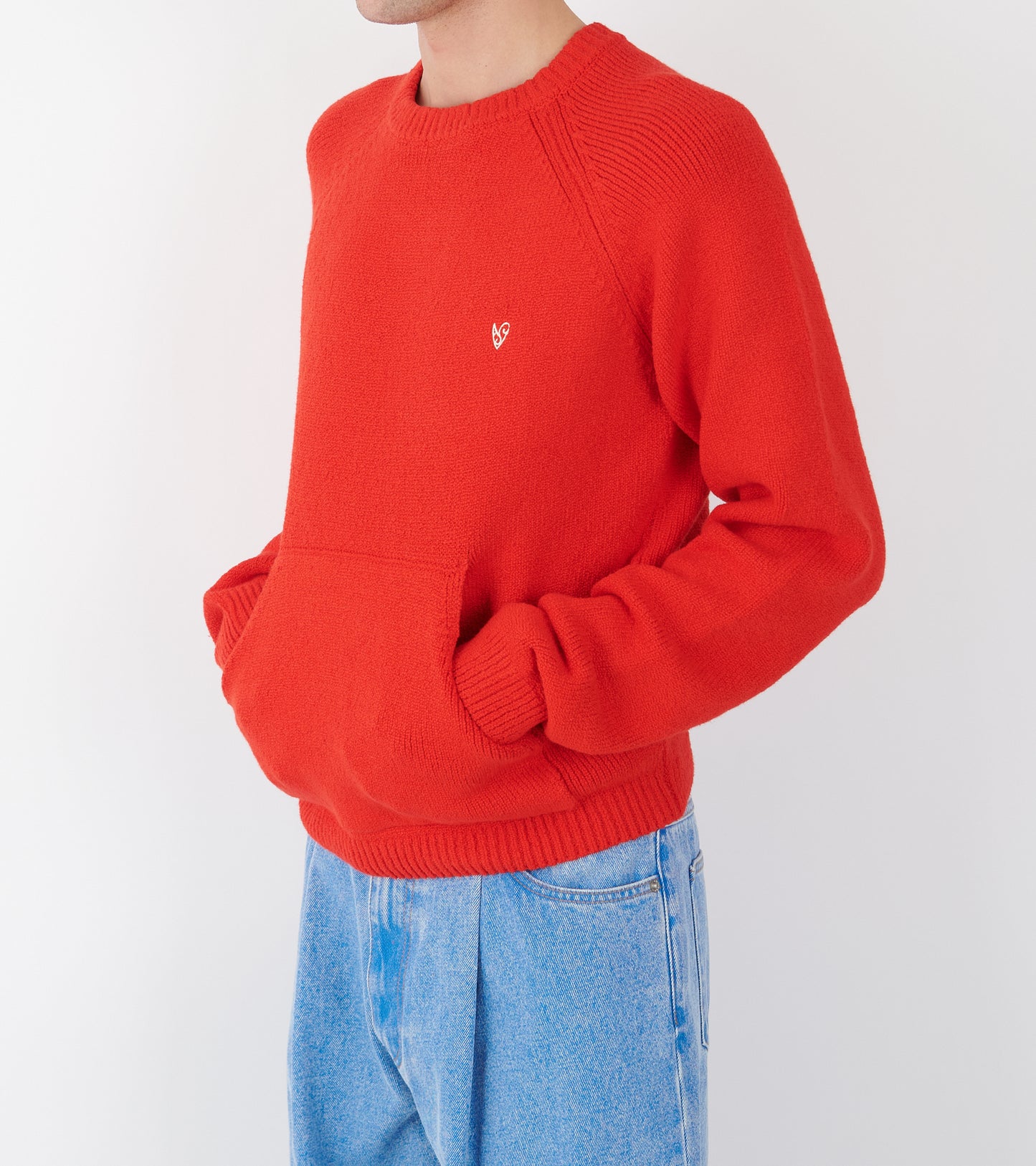 Crewneck Jumper Red