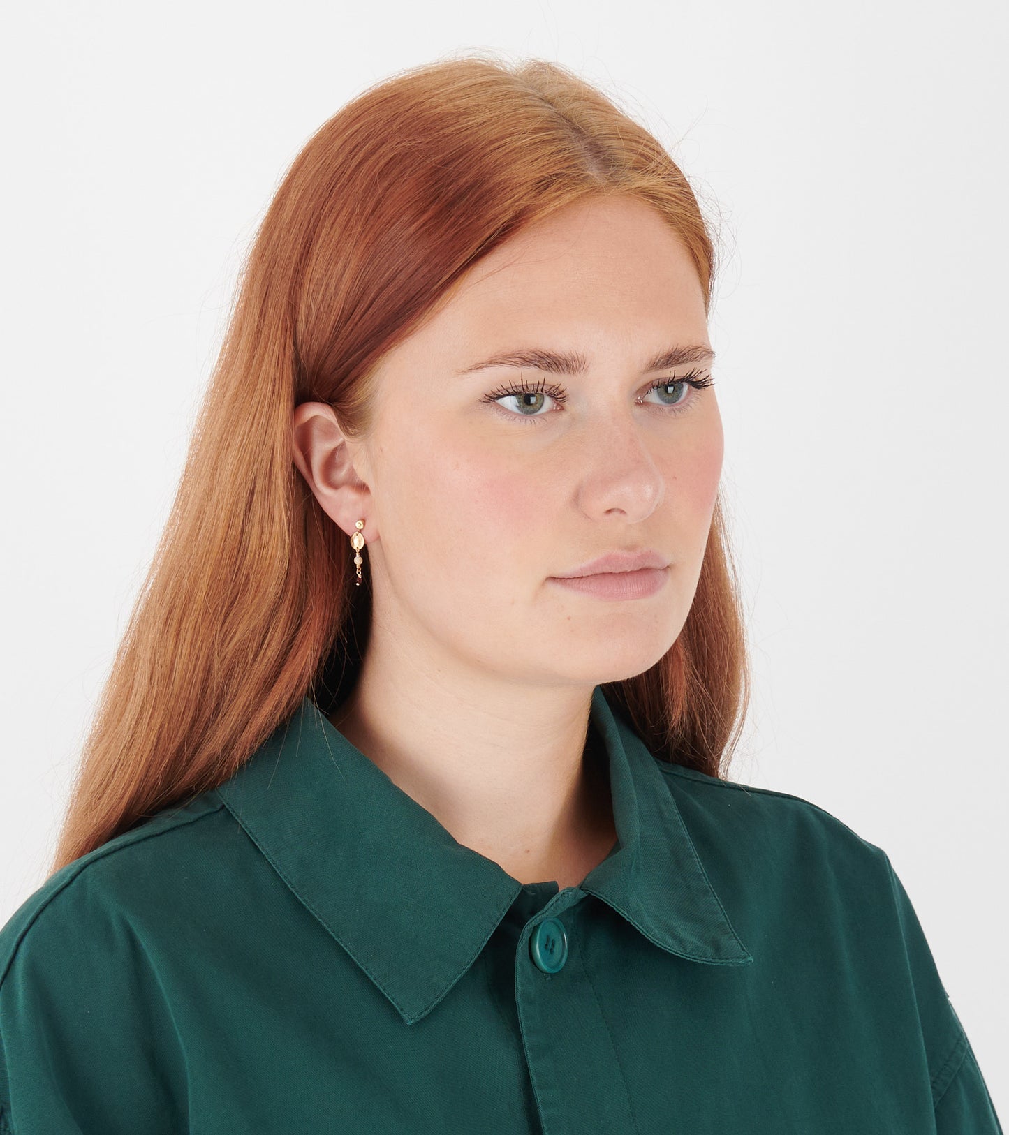 Dalia Earring Cream Riverstone