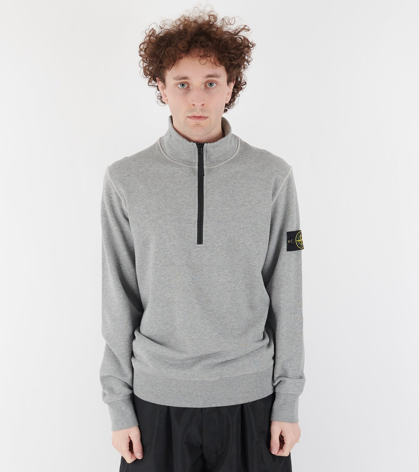 Half Zip Sweatshirt Grey