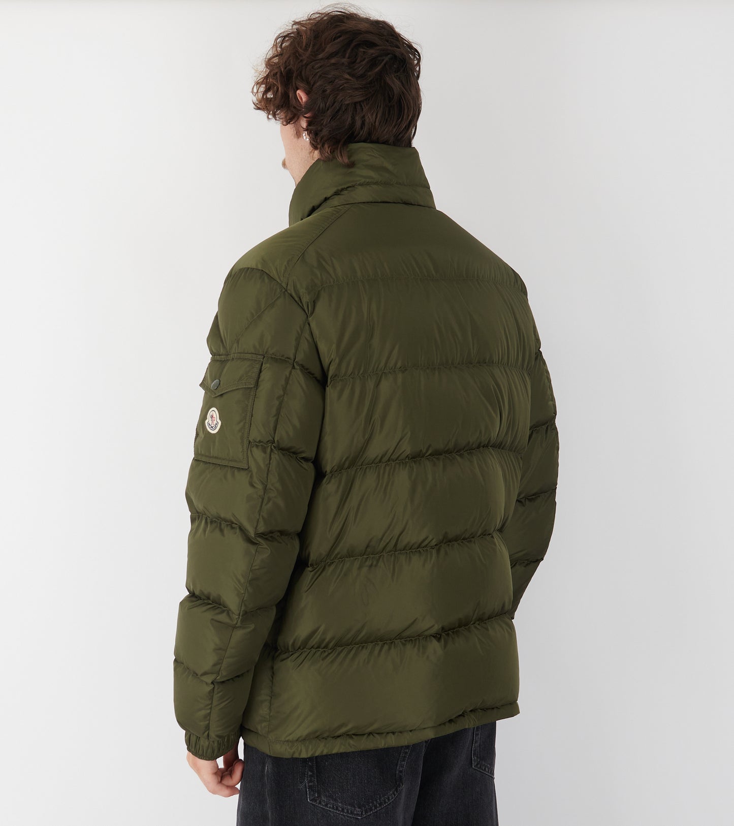 Maya Matte Down Jacket Olive Green