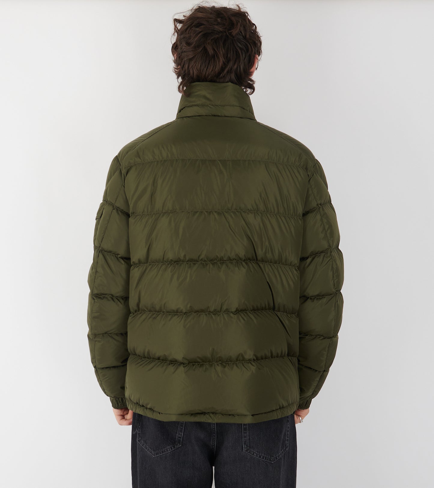 Maya Matte Down Jacket Olive Green