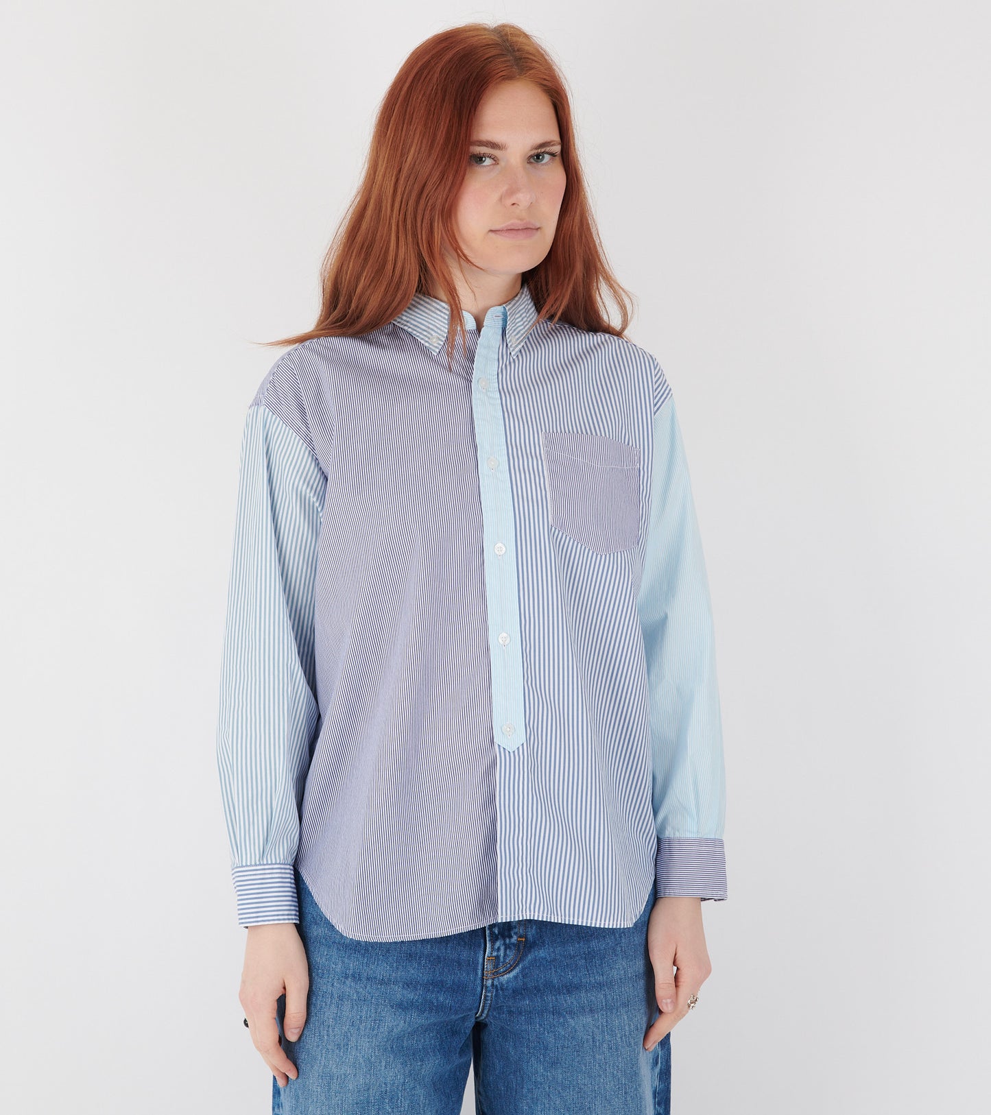 Striped Shirt Blue Mix