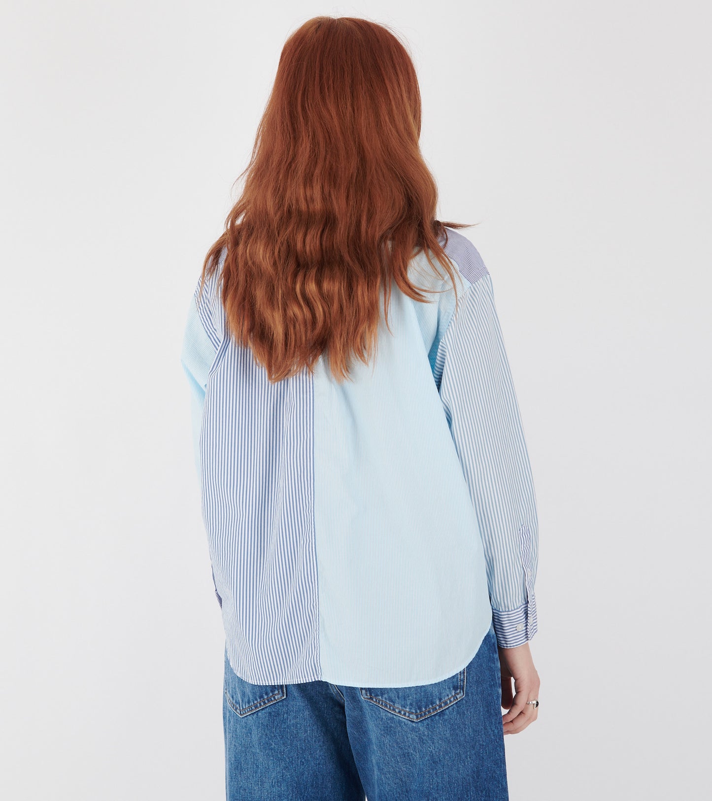 Striped Shirt Blue Mix