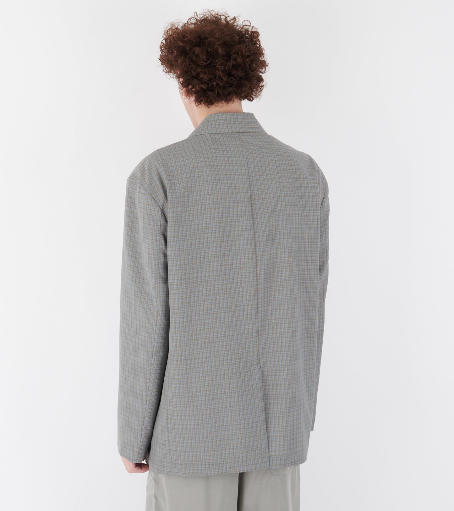 Industry Blazer Frosted Moss Check Nexwool