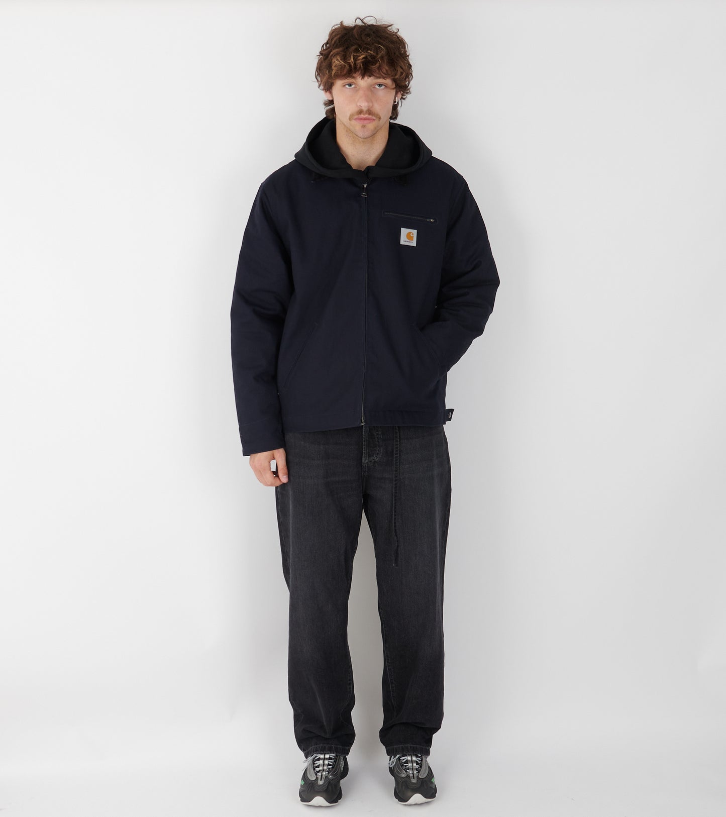 Detroit Jacket Dark Navy/Black Rigid