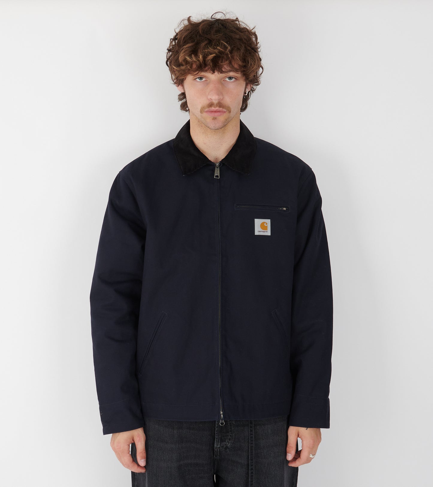 Detroit Jacket Dark Navy/Black Rigid