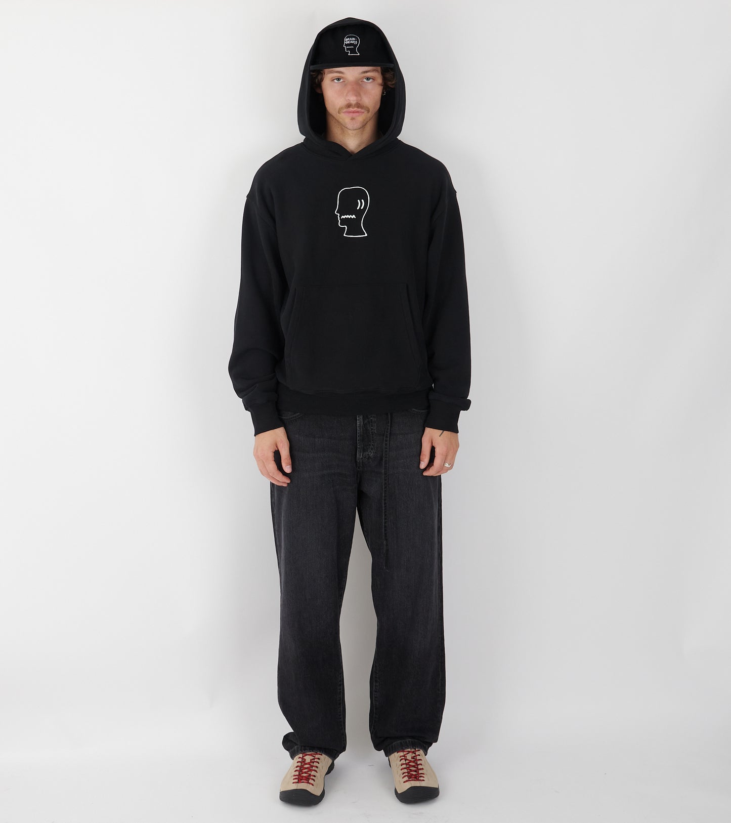 Logohead Hoodie Black