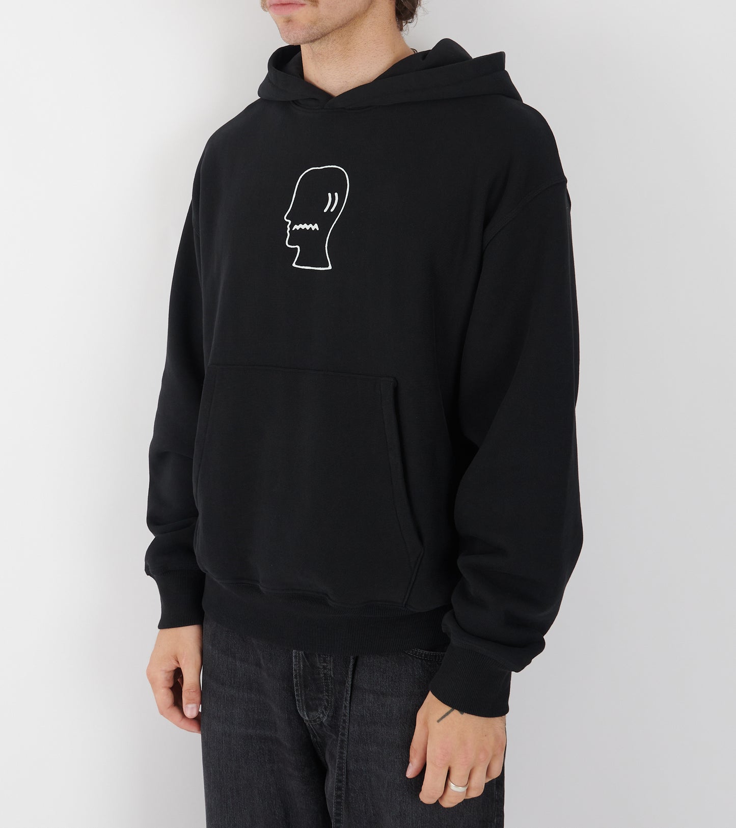 Logohead Hoodie Black