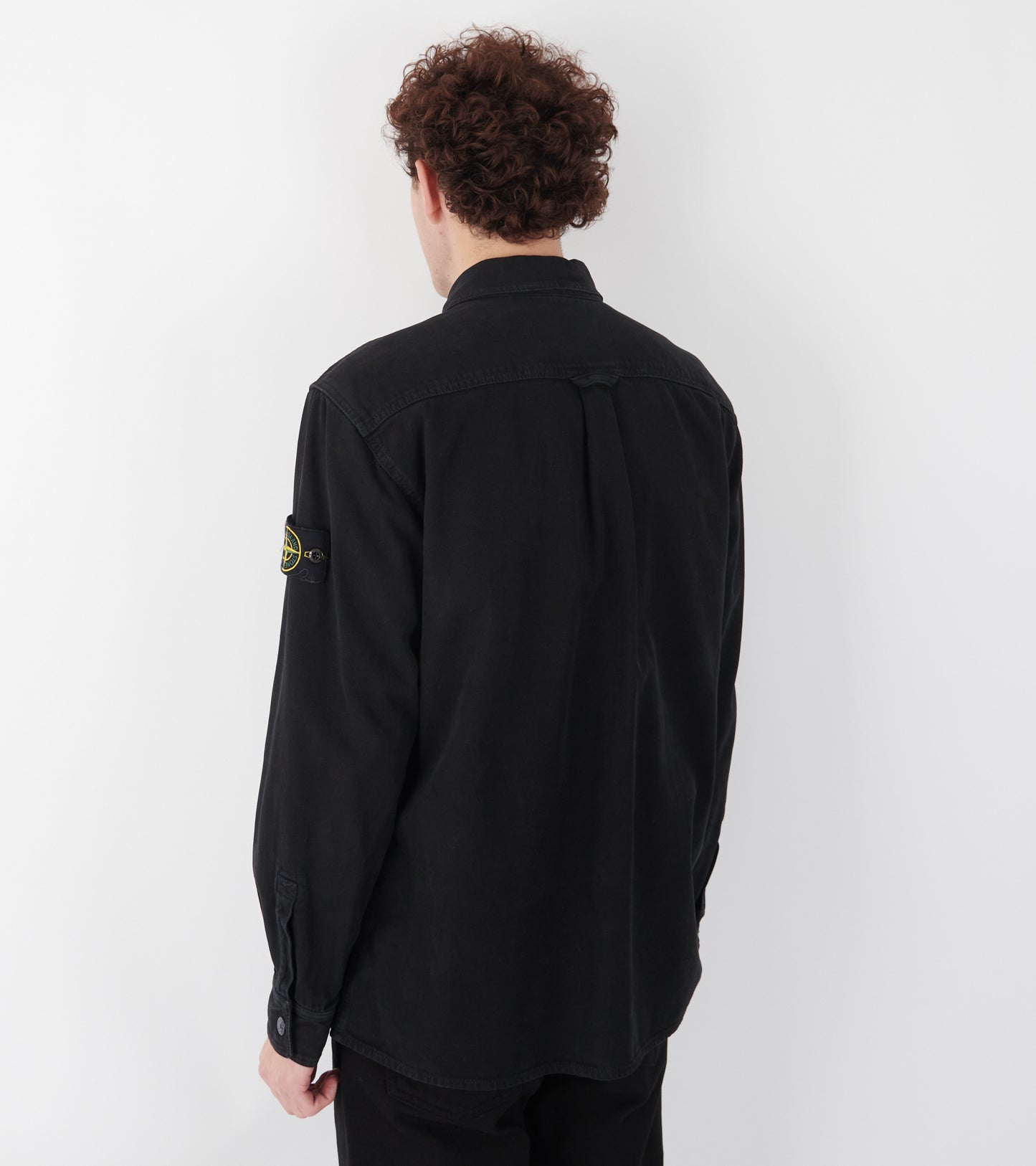 Cotton Canvas Overshirt Black