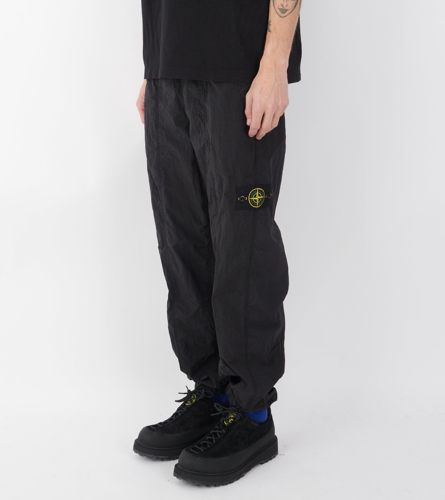 Econyl Nylon Track Pants Black