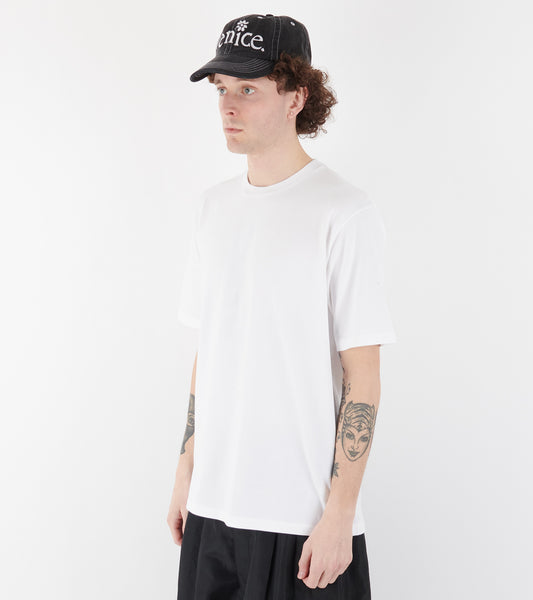 Luster Plaiting Tee White