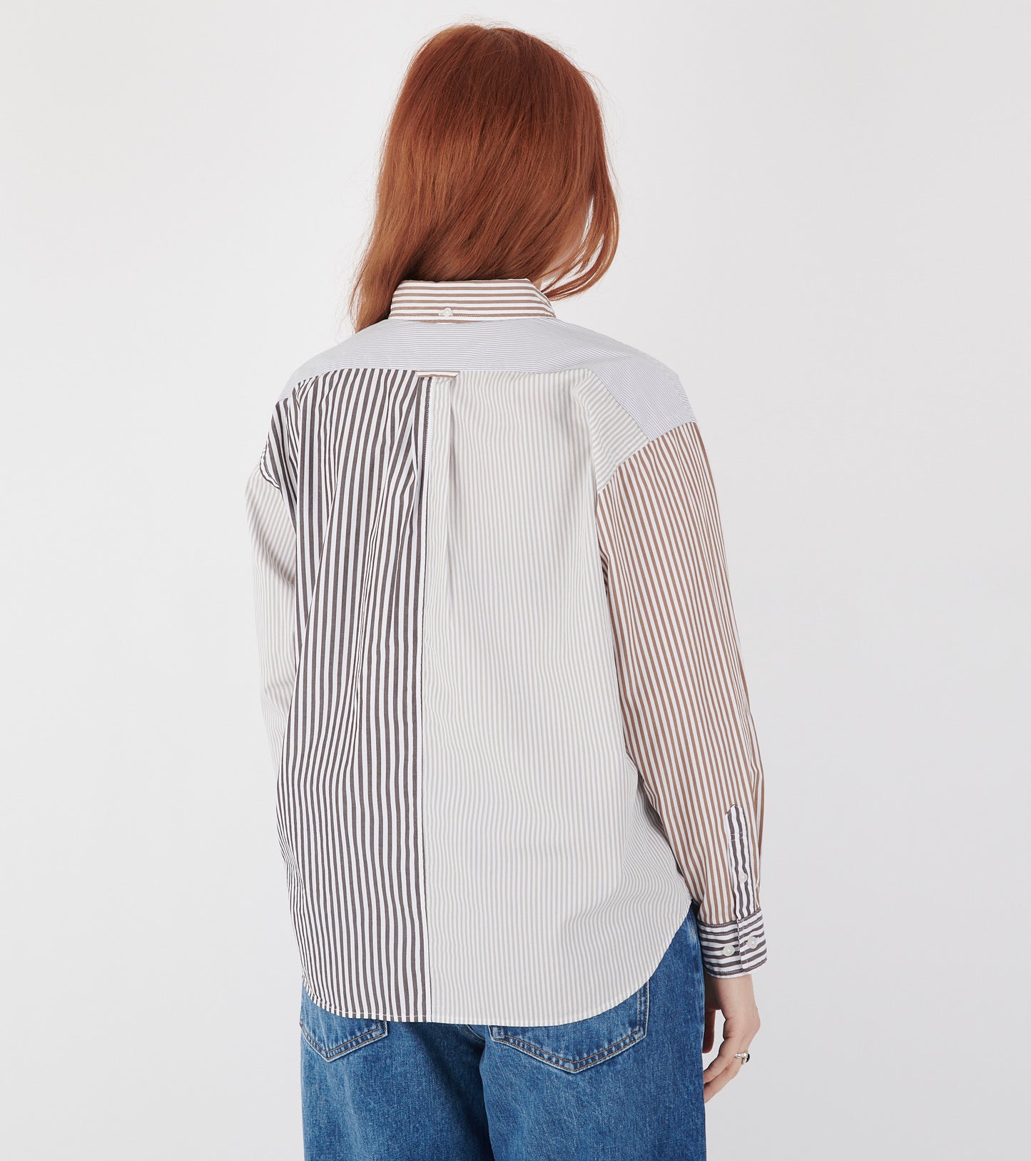 Striped Shirt Natural Mix