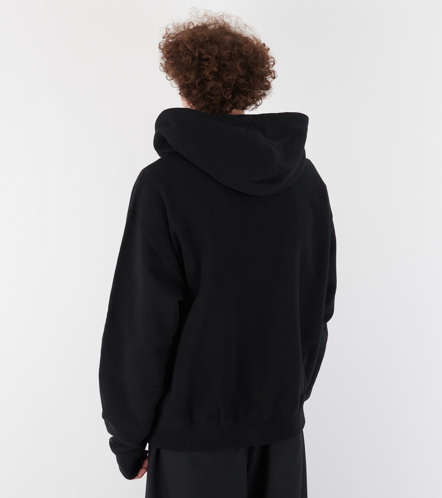 Zipped Hoodie Black