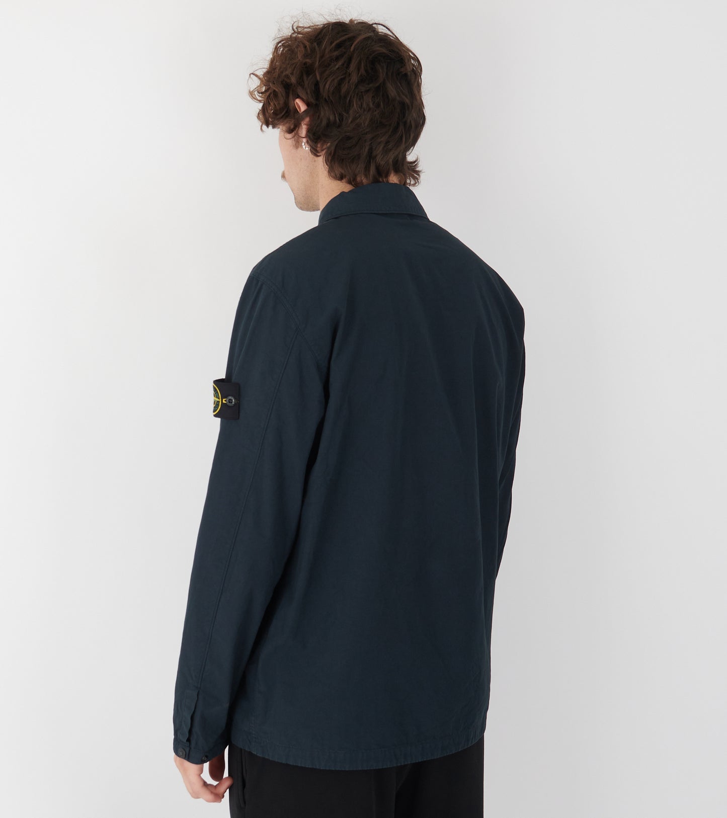 Cotton Overshirt Navy