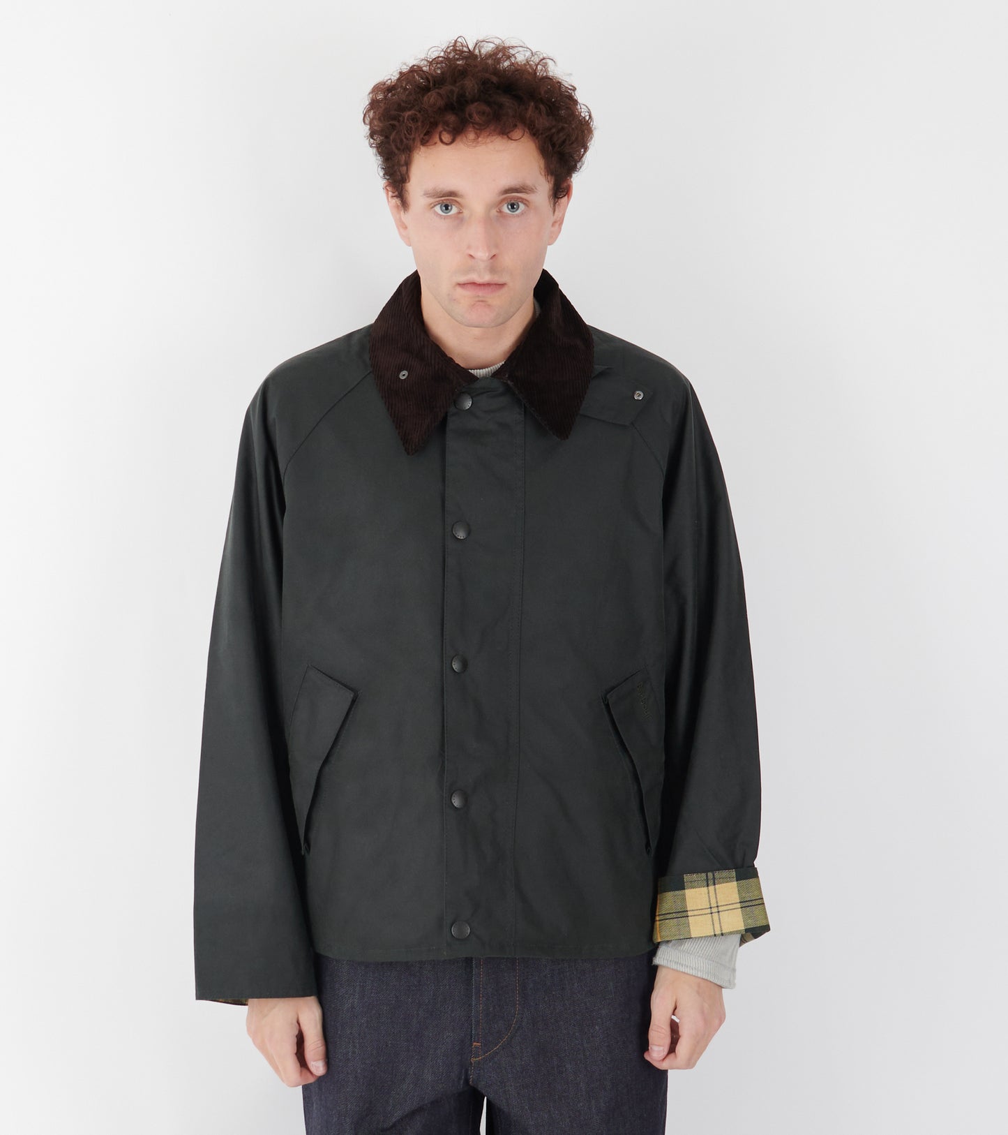 Barbour Modified Transport Wax Jacket Sage