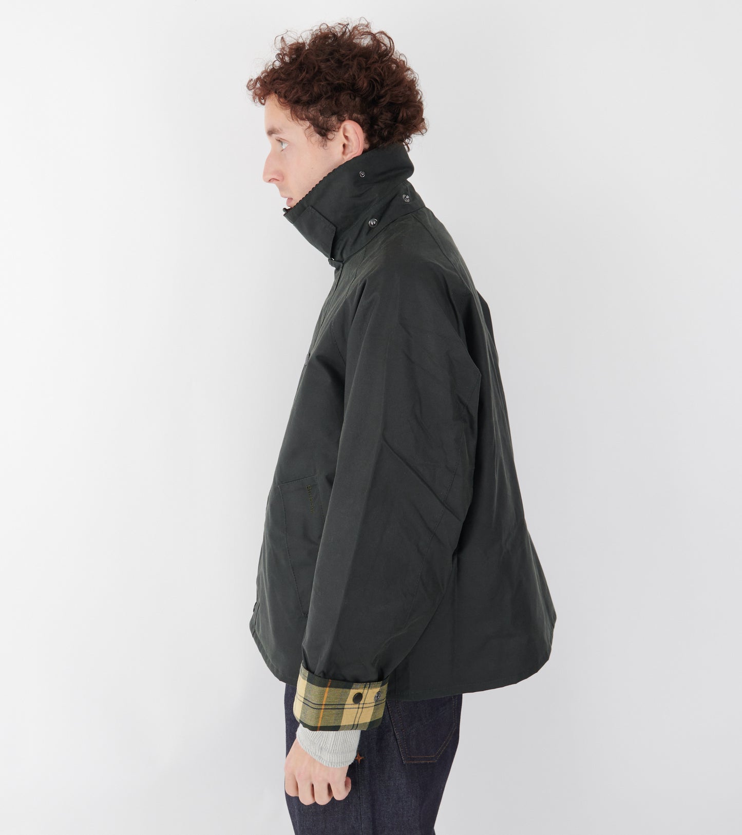 Barbour Modified Transport Wax Jacket Sage