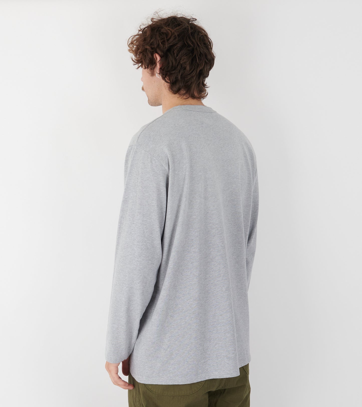 Venice L/S T-shirt Grey Melange/Blue