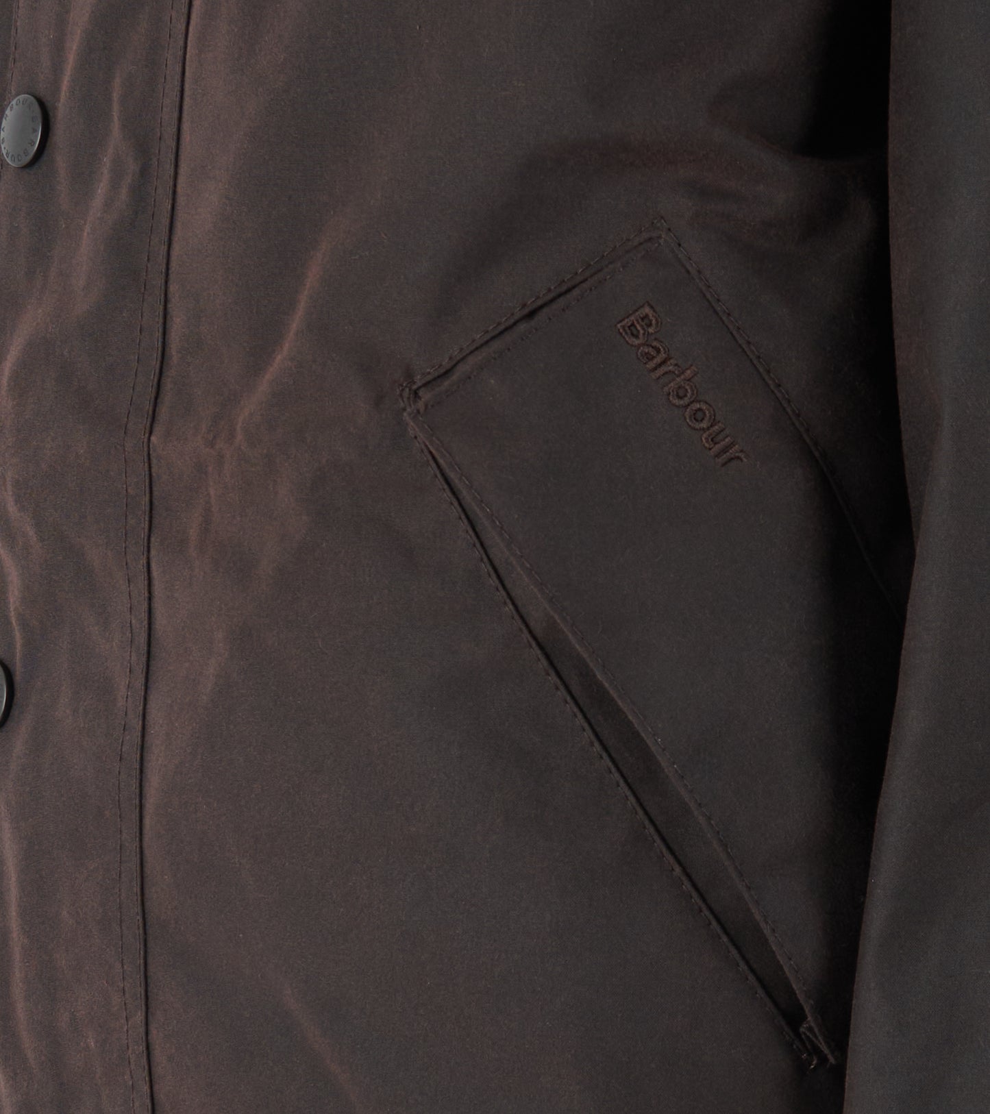 Barbour OS Transport Wax Jacket Brown