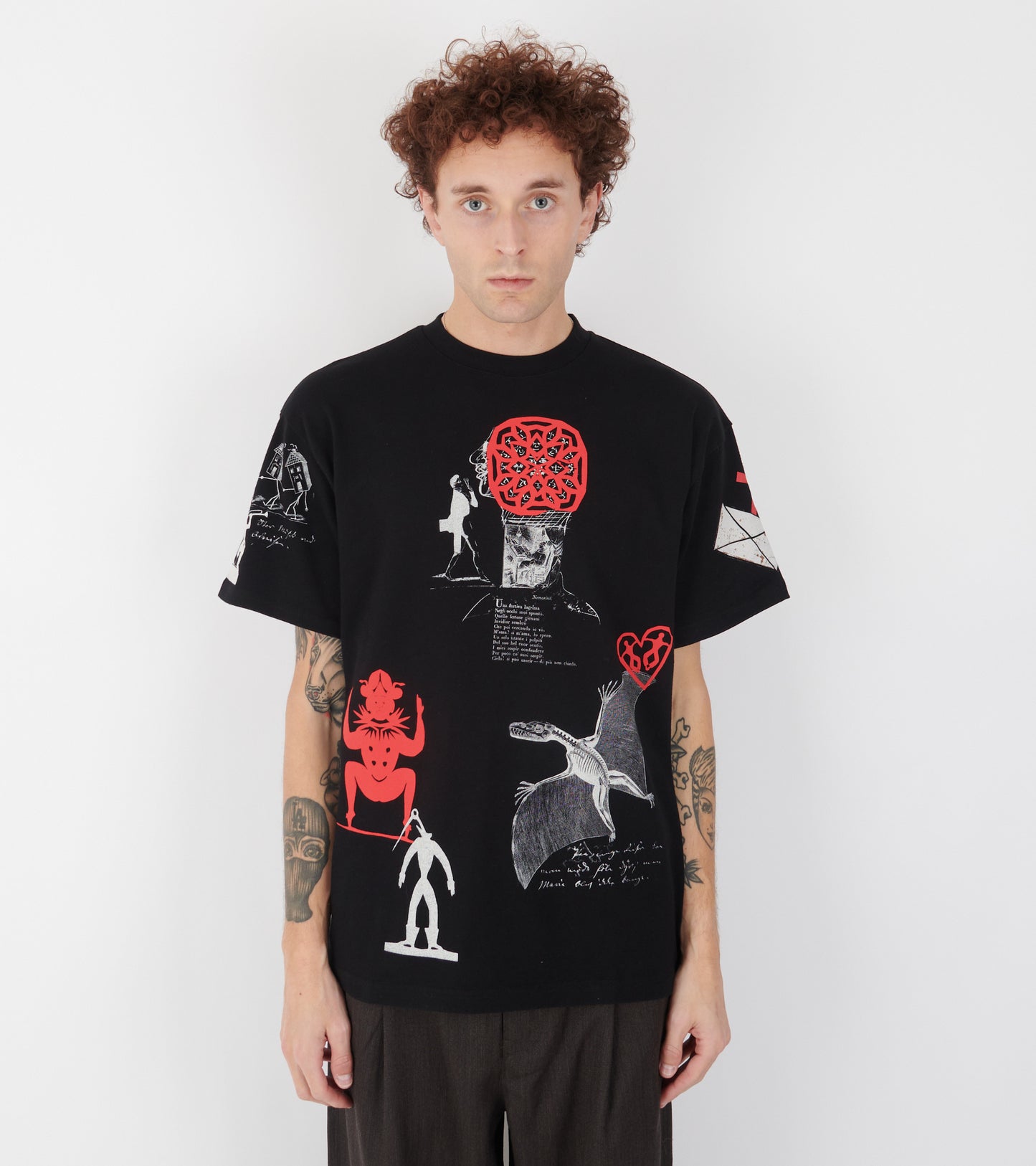 H.C. Andersen X Le Fix T-shirt No. 1 Black