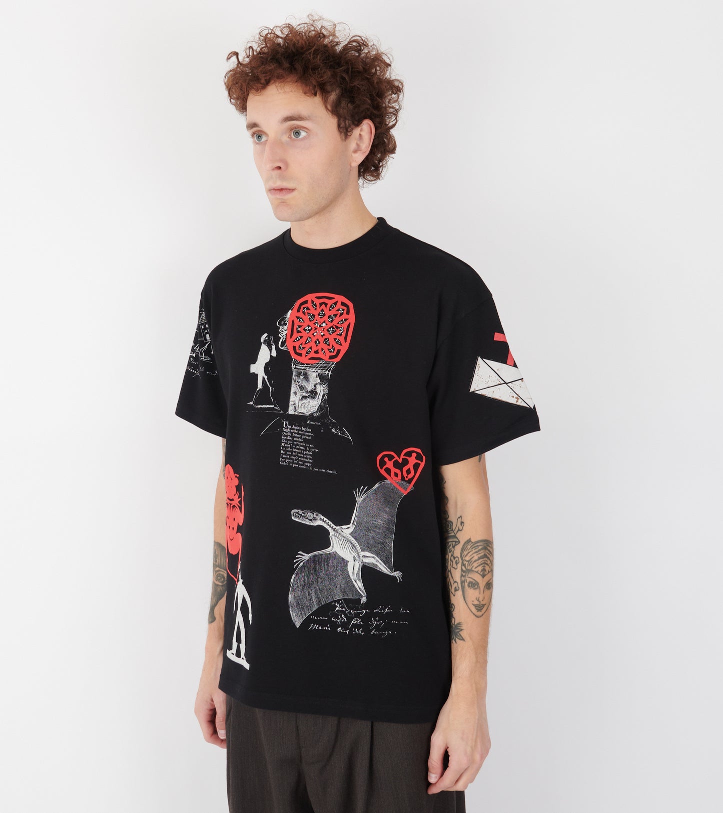 H.C. Andersen X Le Fix T-shirt No. 1 Black
