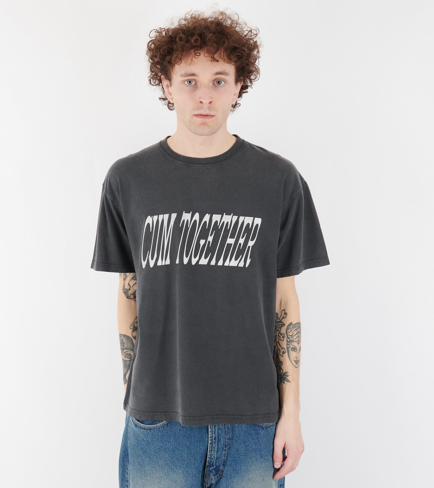 Cum Together T-shirt Off-Black