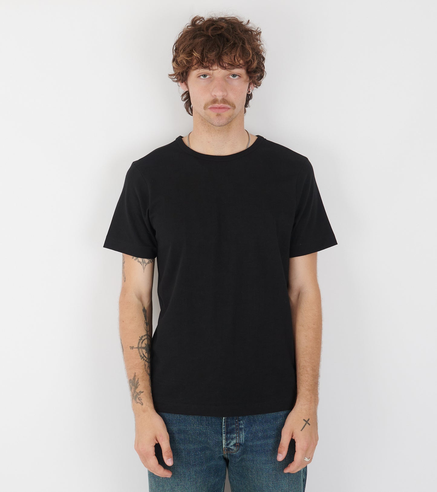 215 Men's Loopwheeled T-shirt Black