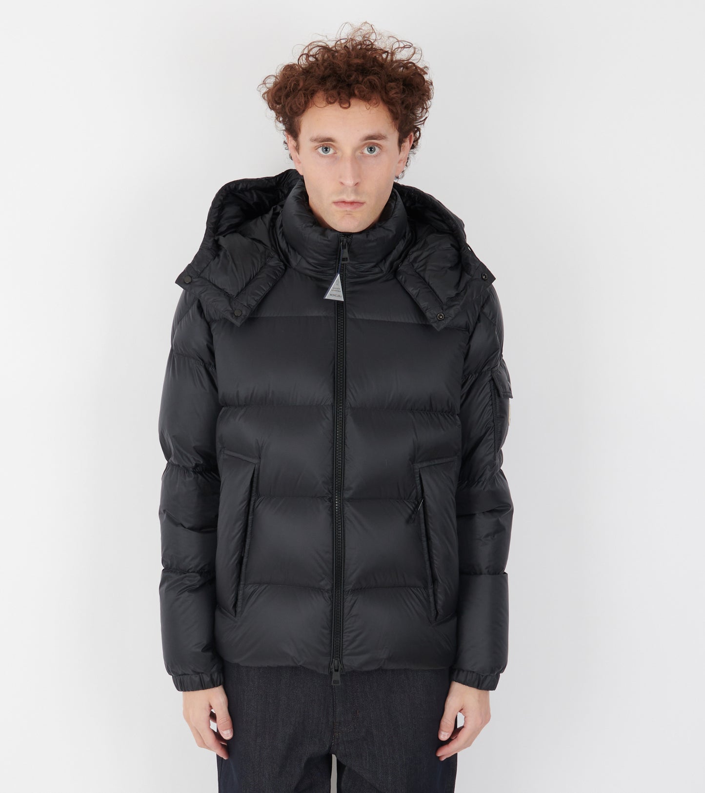 Couyere Hooded Down Jacket Black