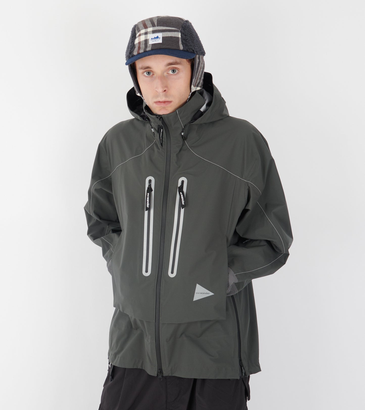 Range Earflap Cap Catch Ink Black