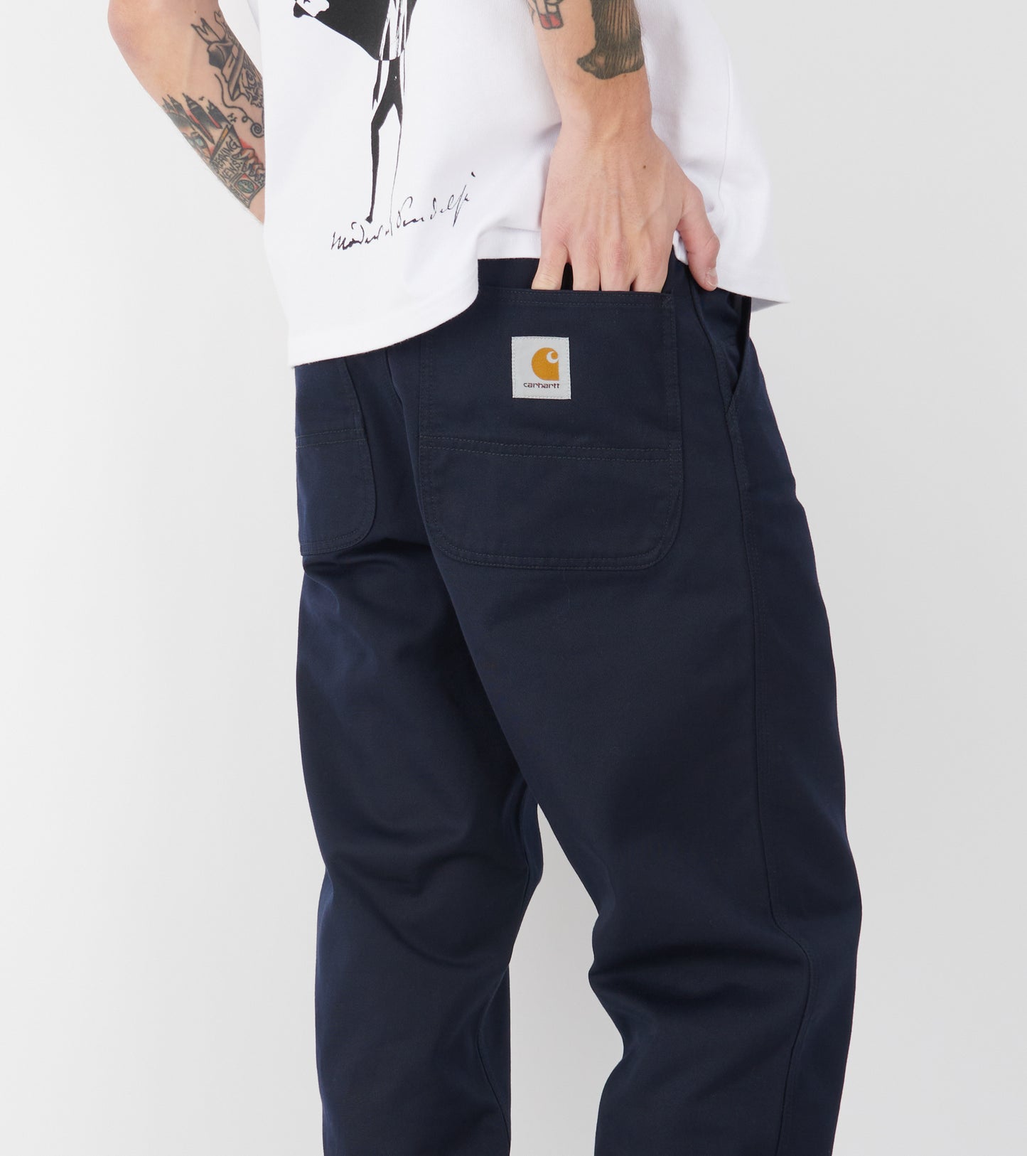 Simple Pant Dark Navy Rinsed