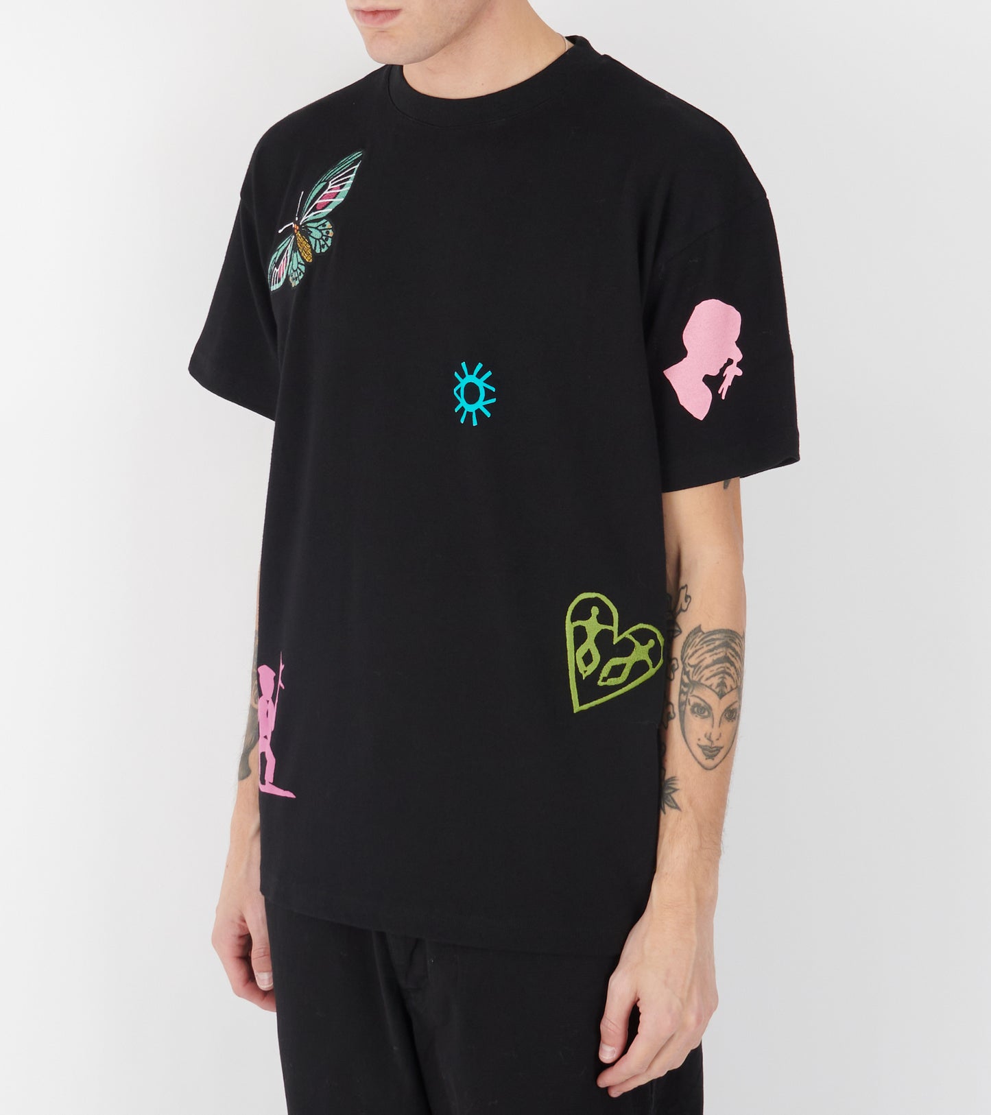 H.C. Andersen X Le Fix T-shirt No. 2 Black