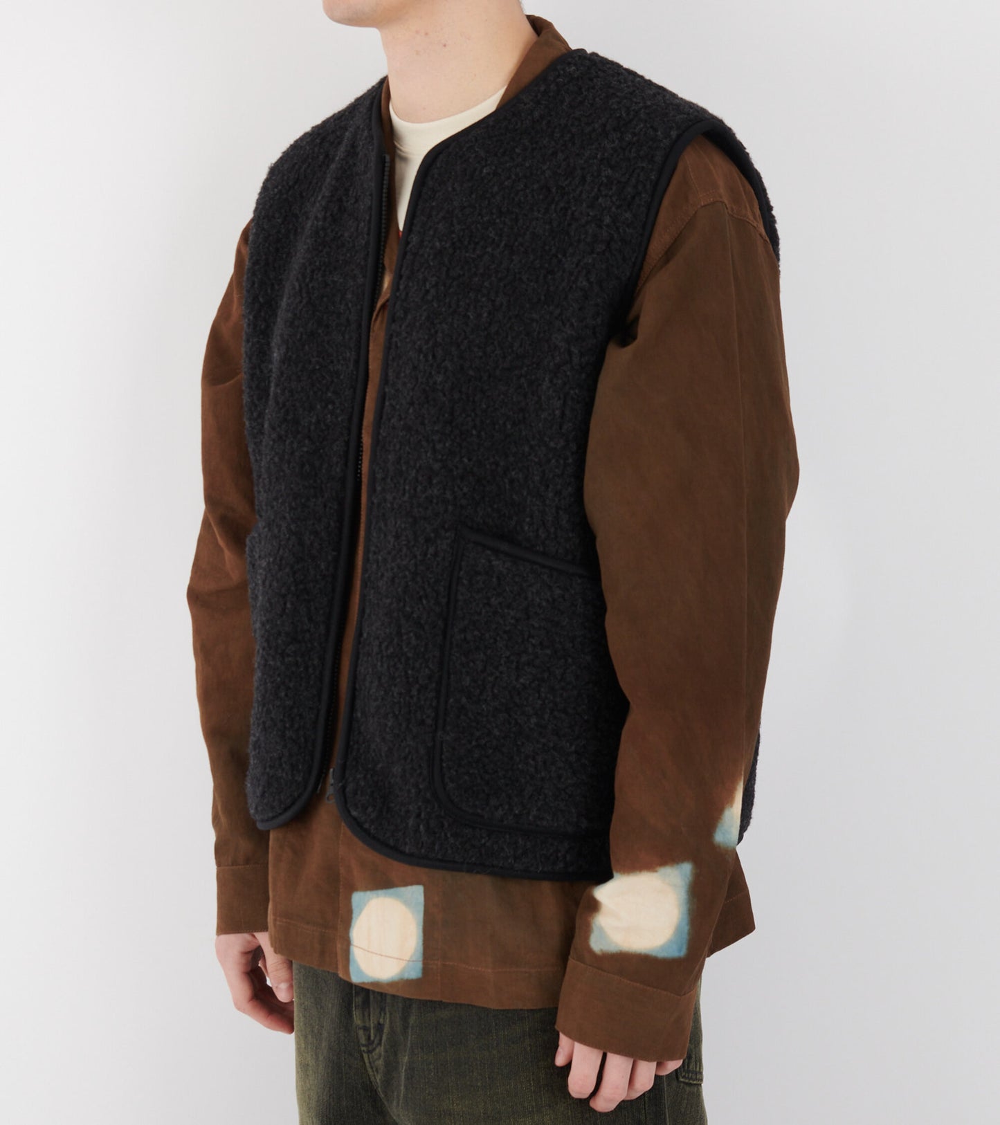 Zip Vest Black