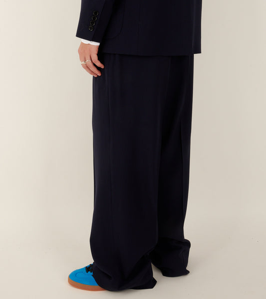 Straight Fit Trousers Night Blue
