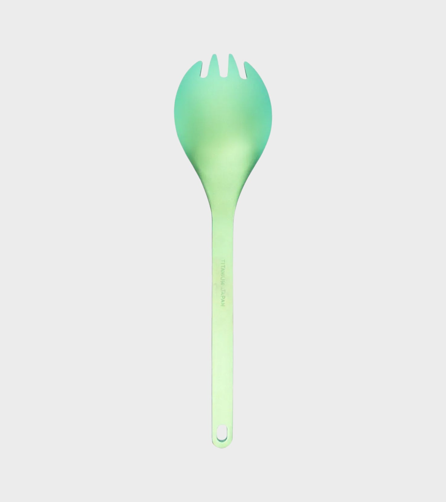 Titanium Spork Green