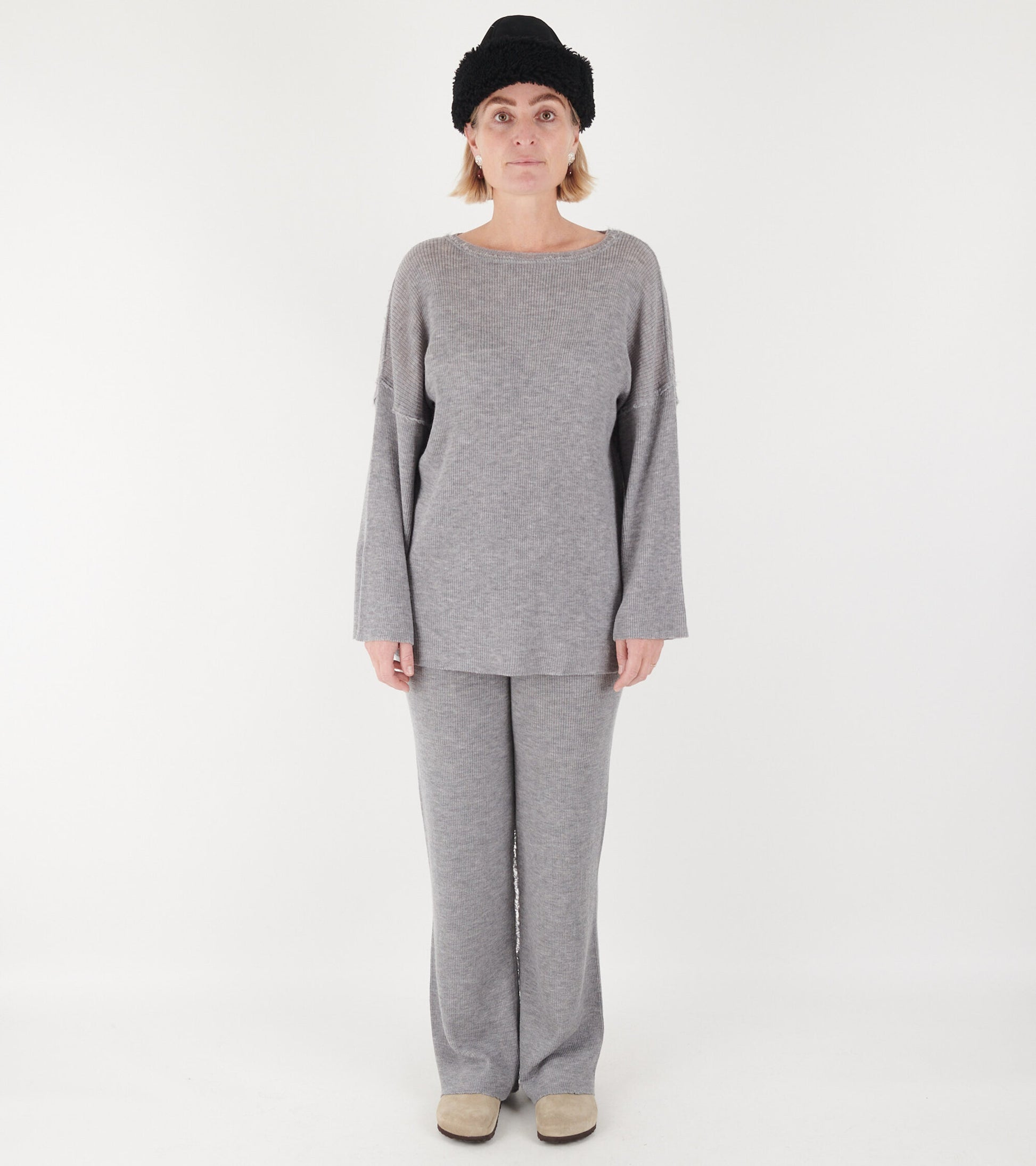 Billa Knit Light Grey