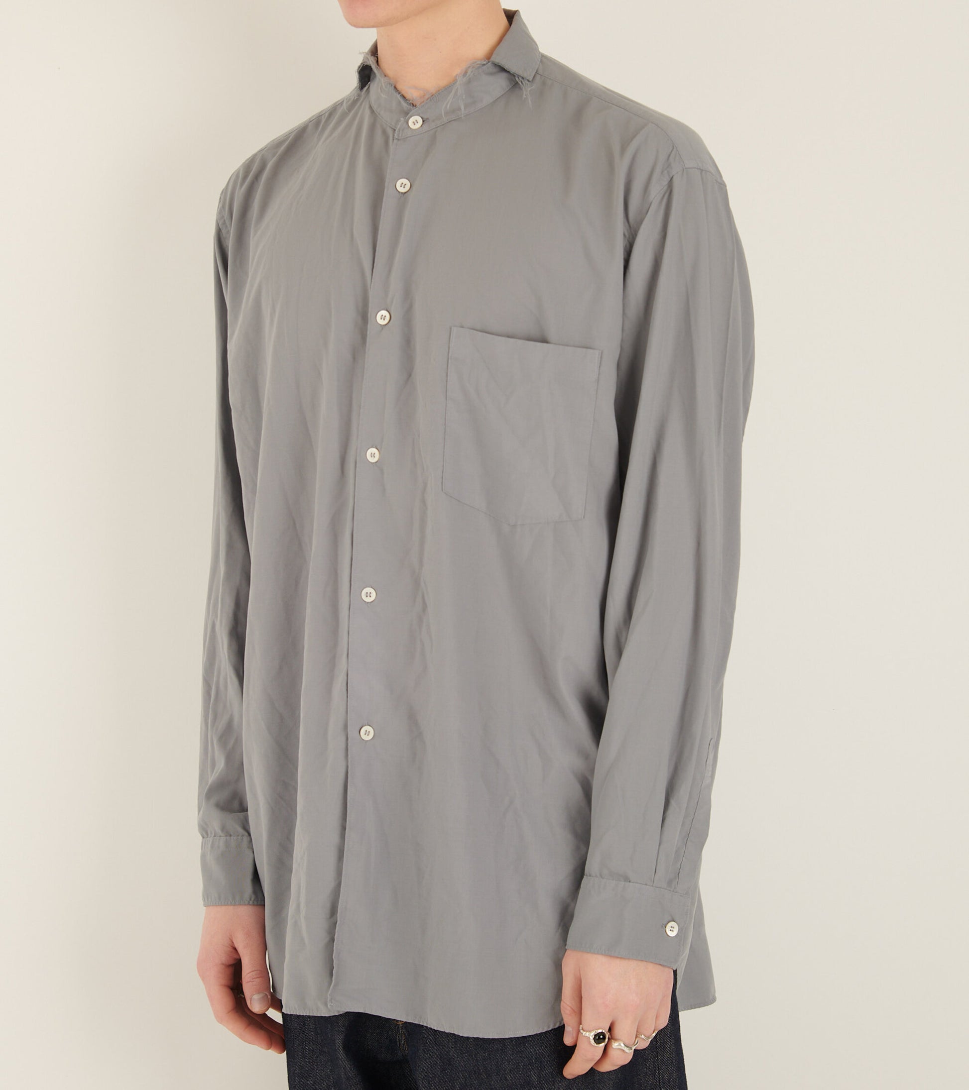 Distressed Shirt Grey