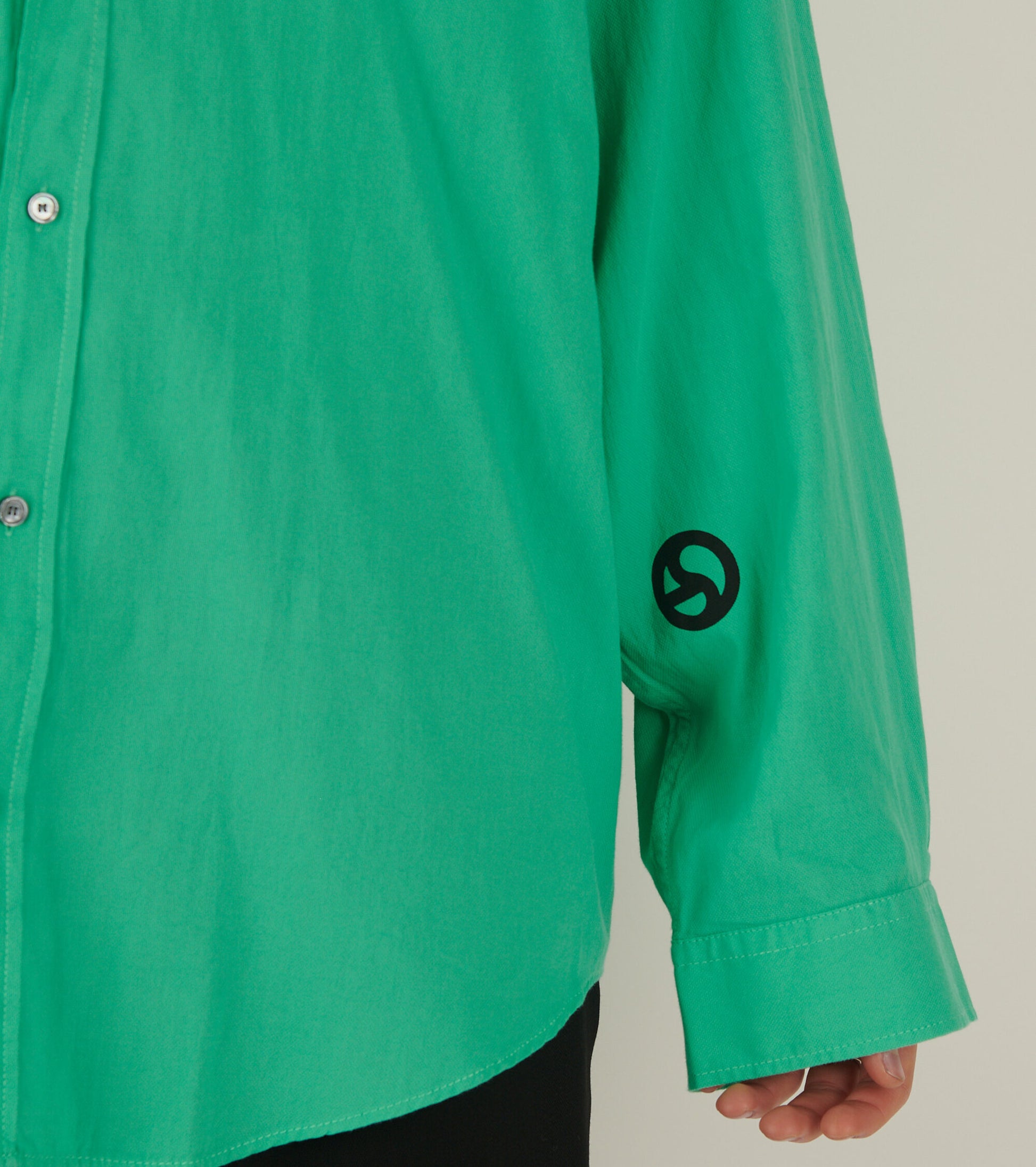Oversize Shirt Turquoise Green