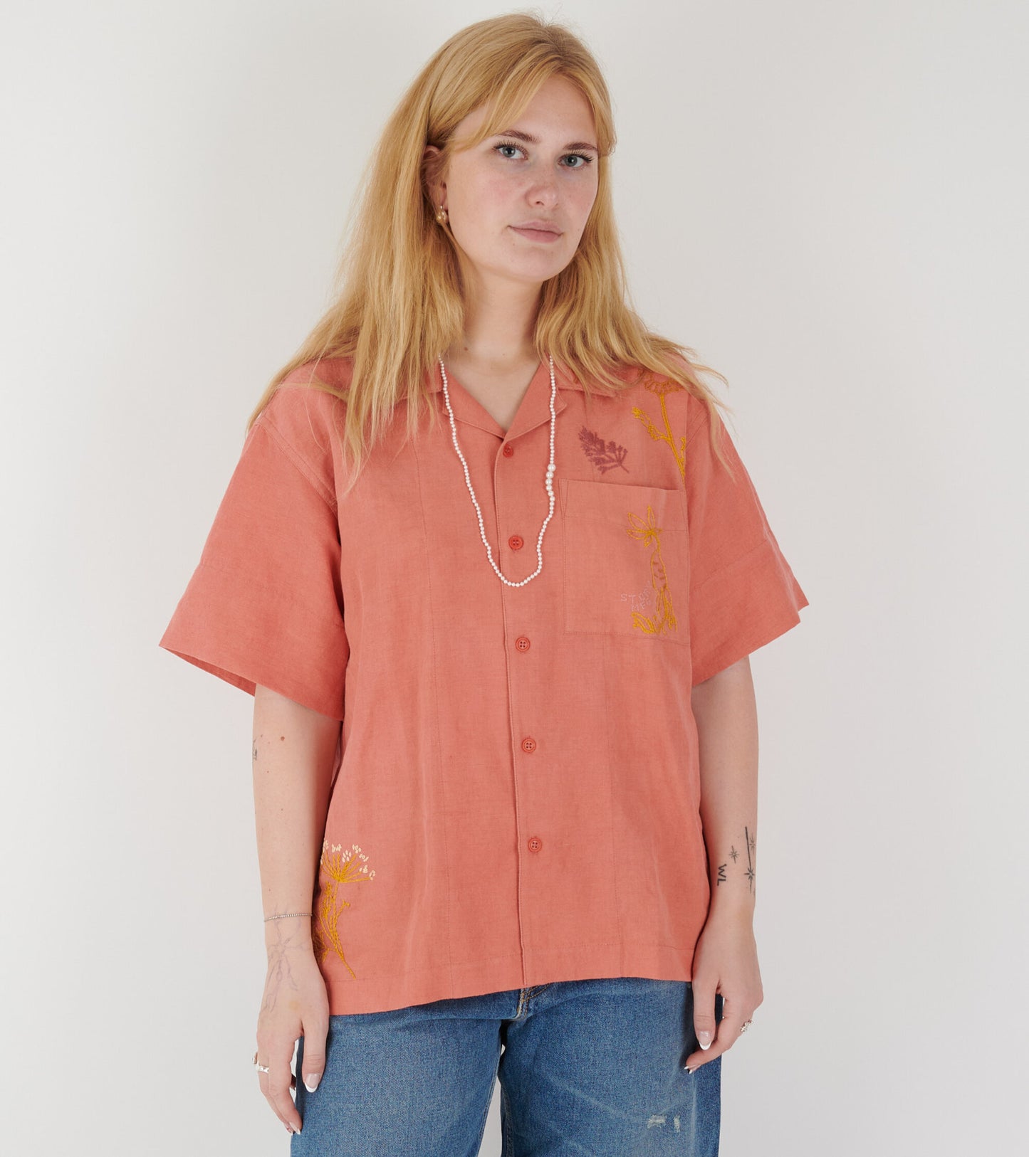 Greetings Shirt Ancient Pink Herb