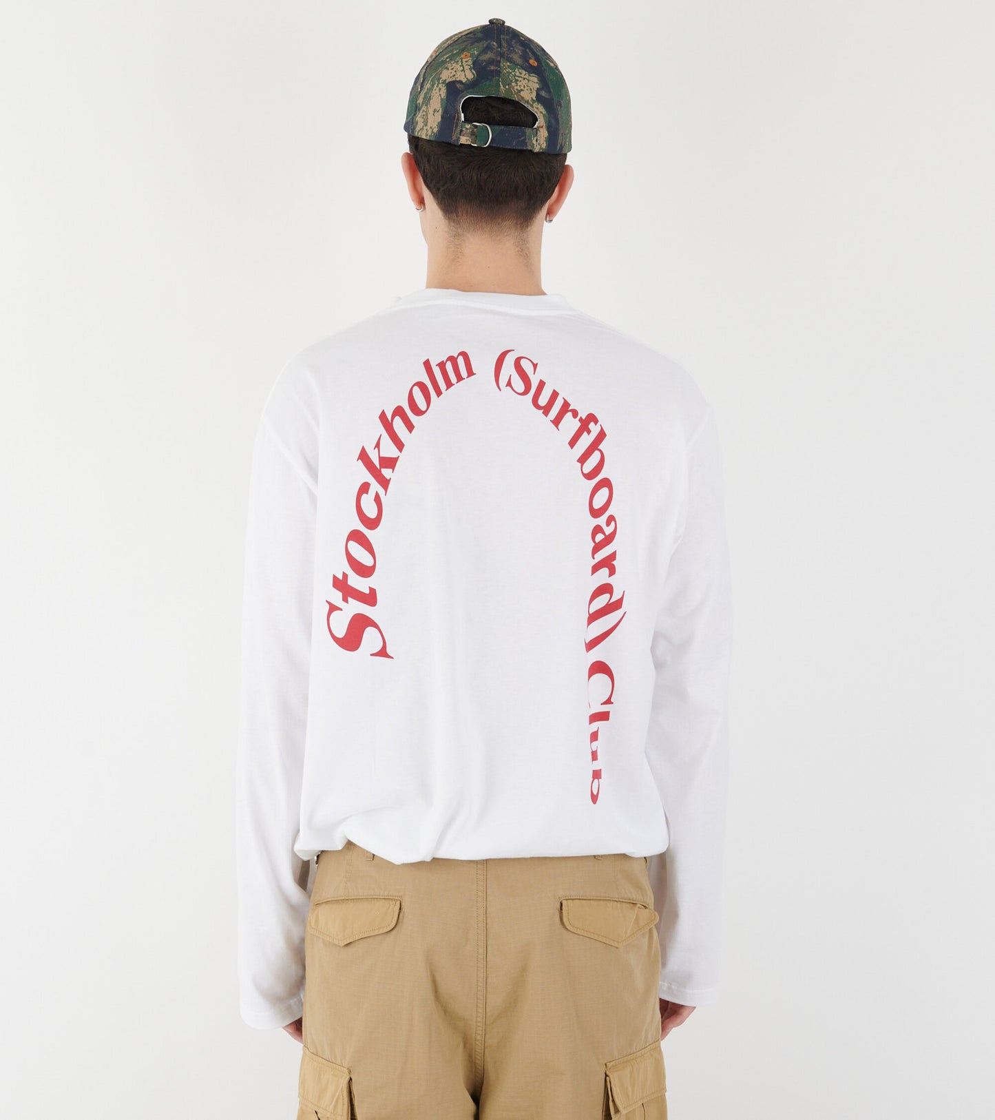 Back Logo Longsleeve White