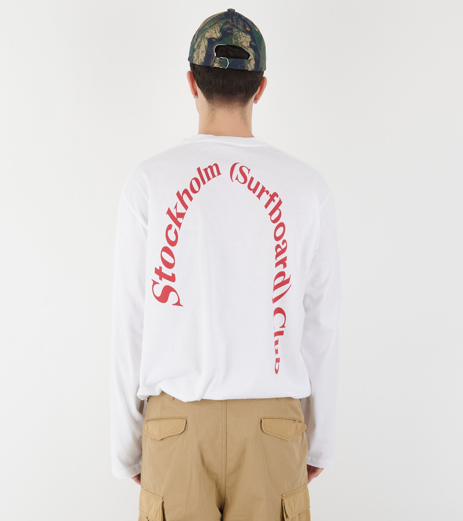 Back Logo Longsleeve White
