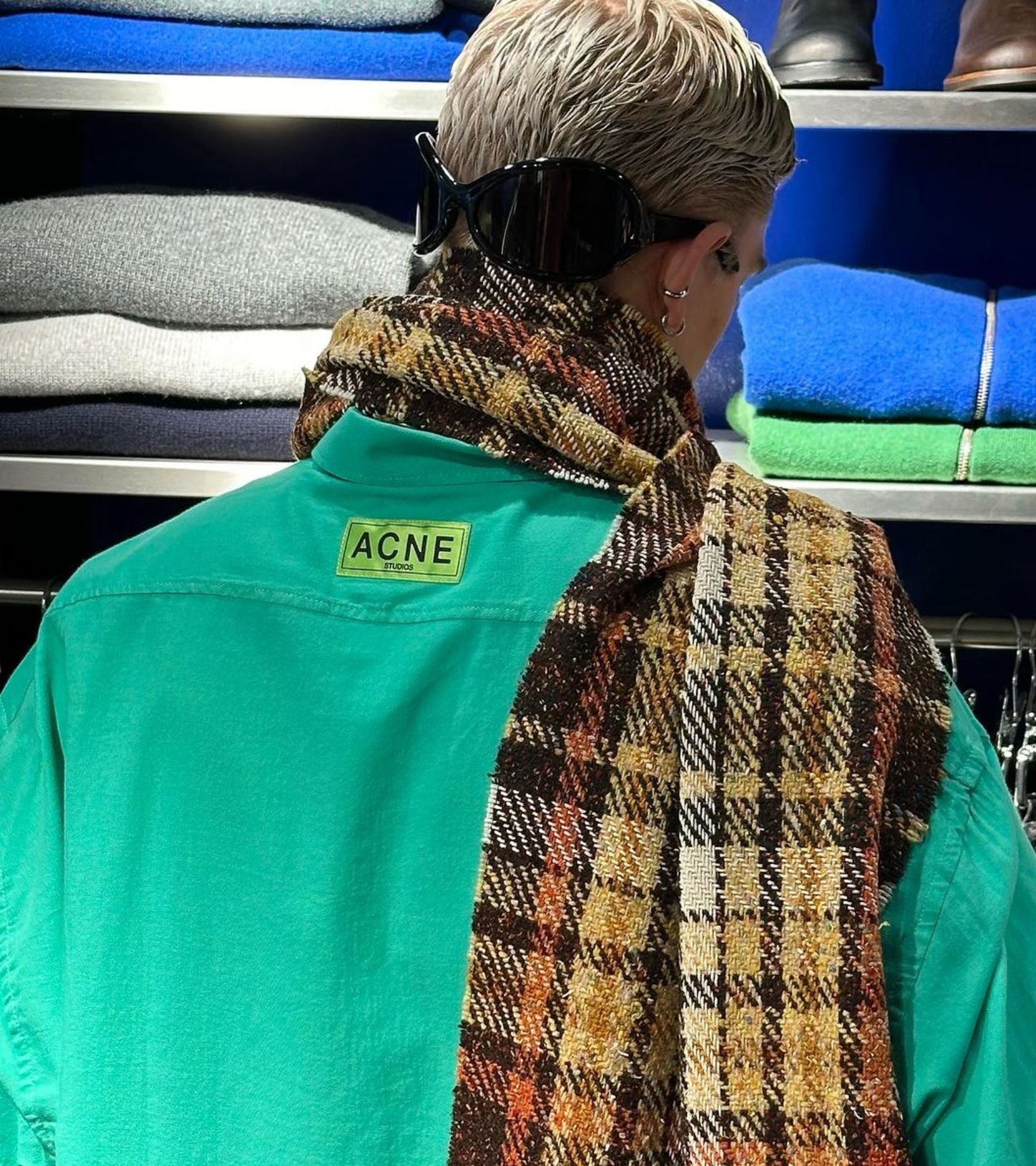 Oversize Shirt Turquoise Green