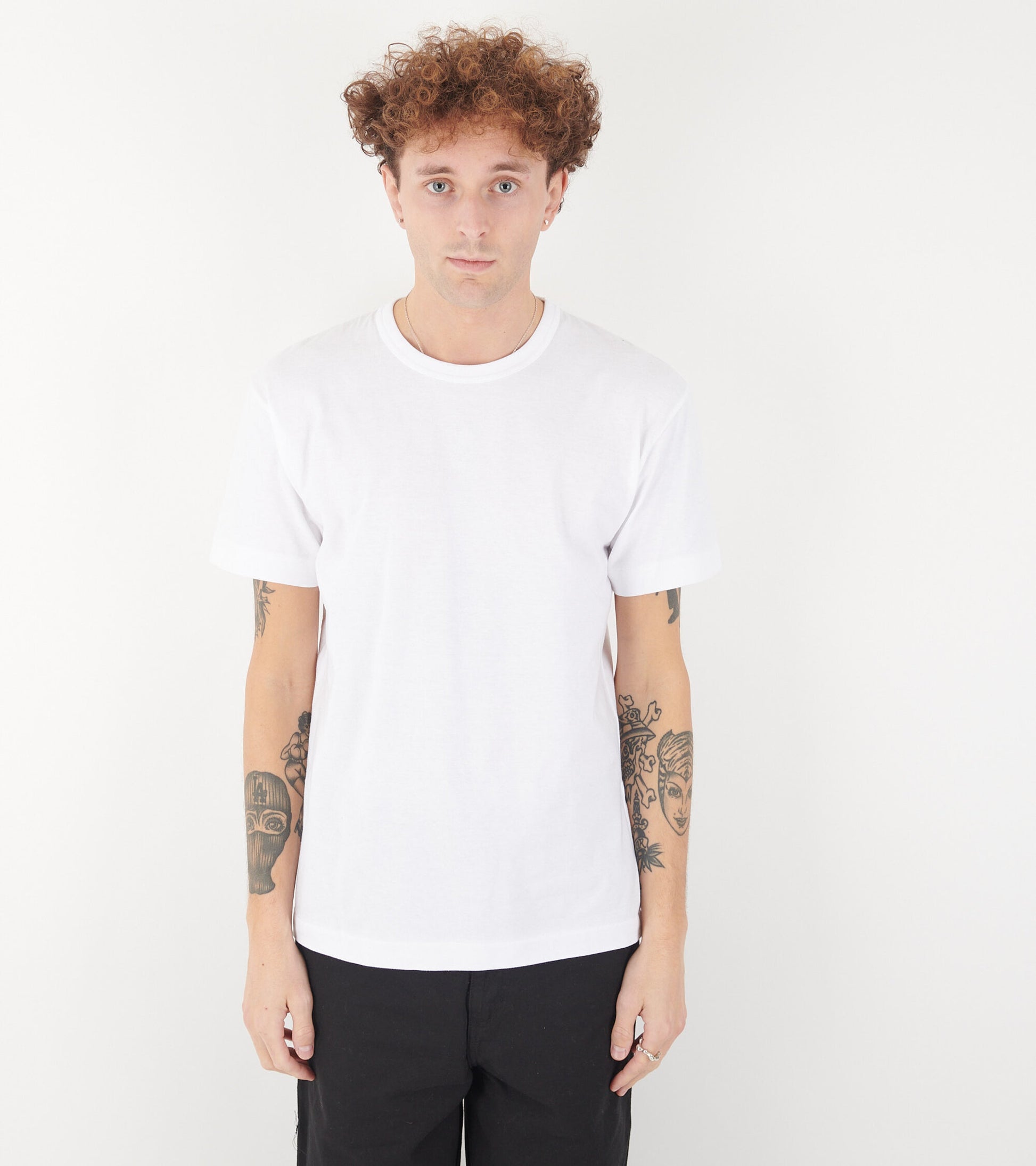 U Backside Heart T-shirt White/Black