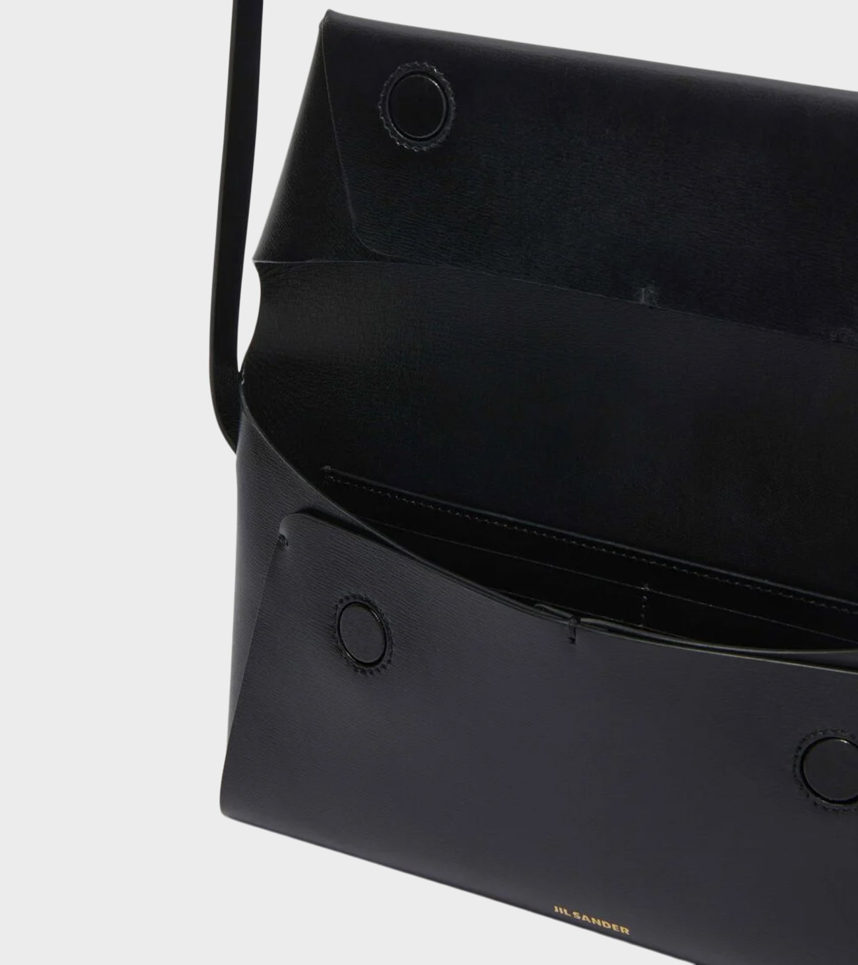 Folded Small Crossbody Bag Black