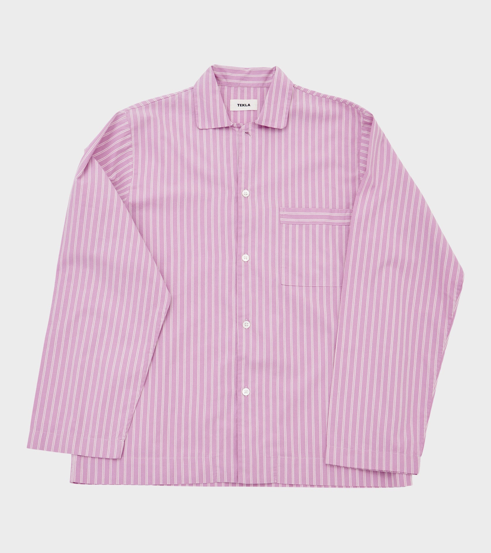 Pyjamas Shirt Purple Pink Stripes
