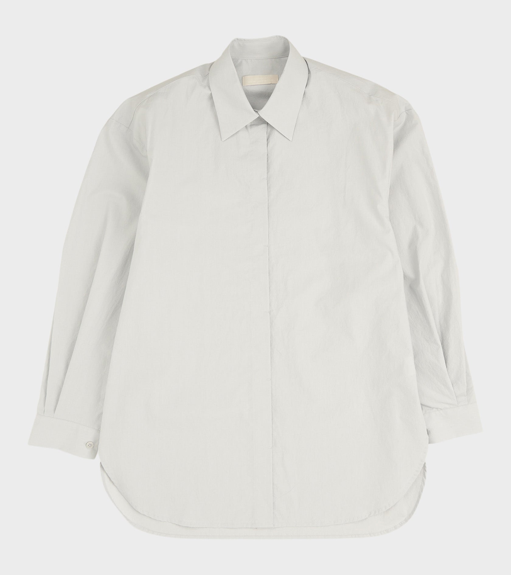 Oversized Shirt Light Grey