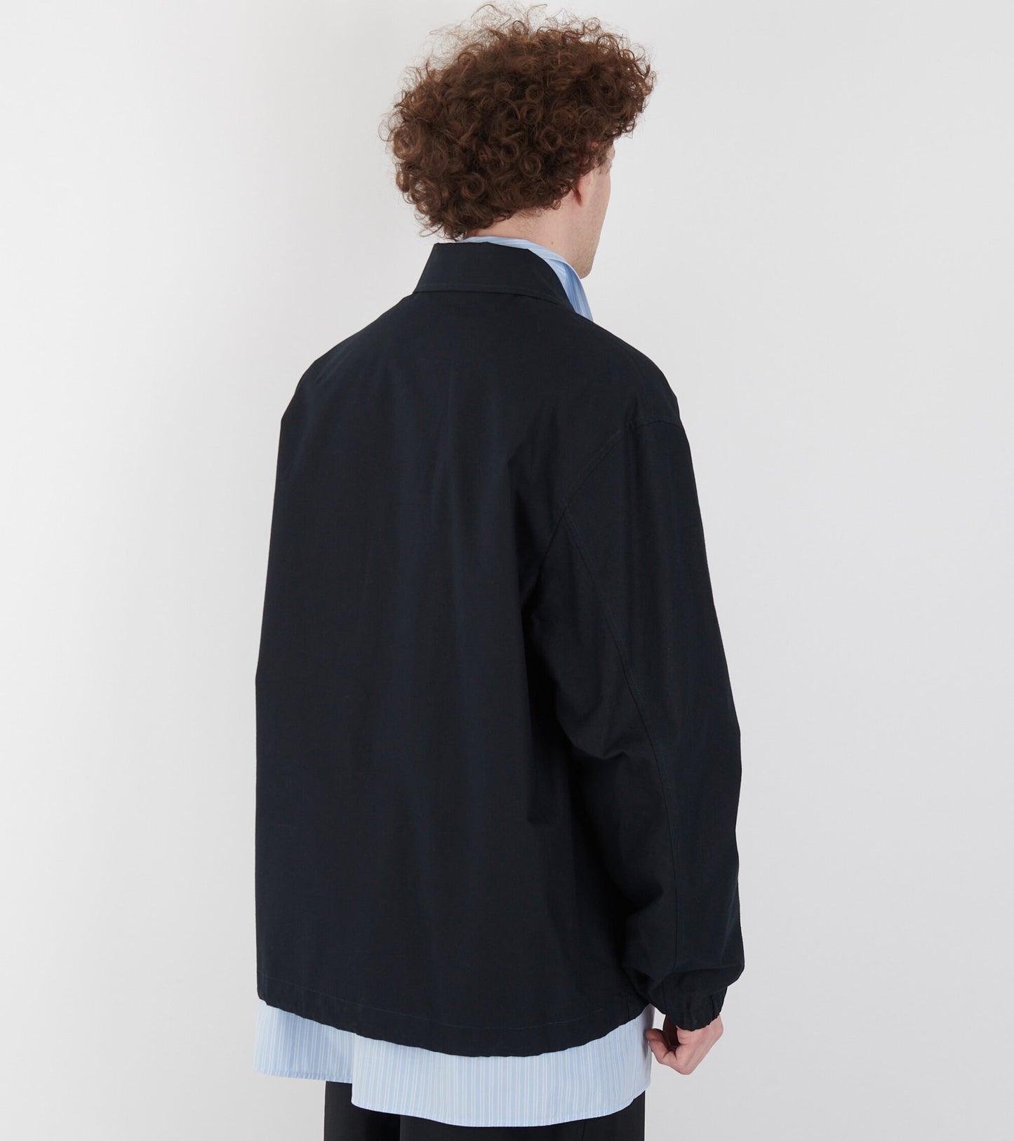 Water Repellent Overshirt Dark Navy