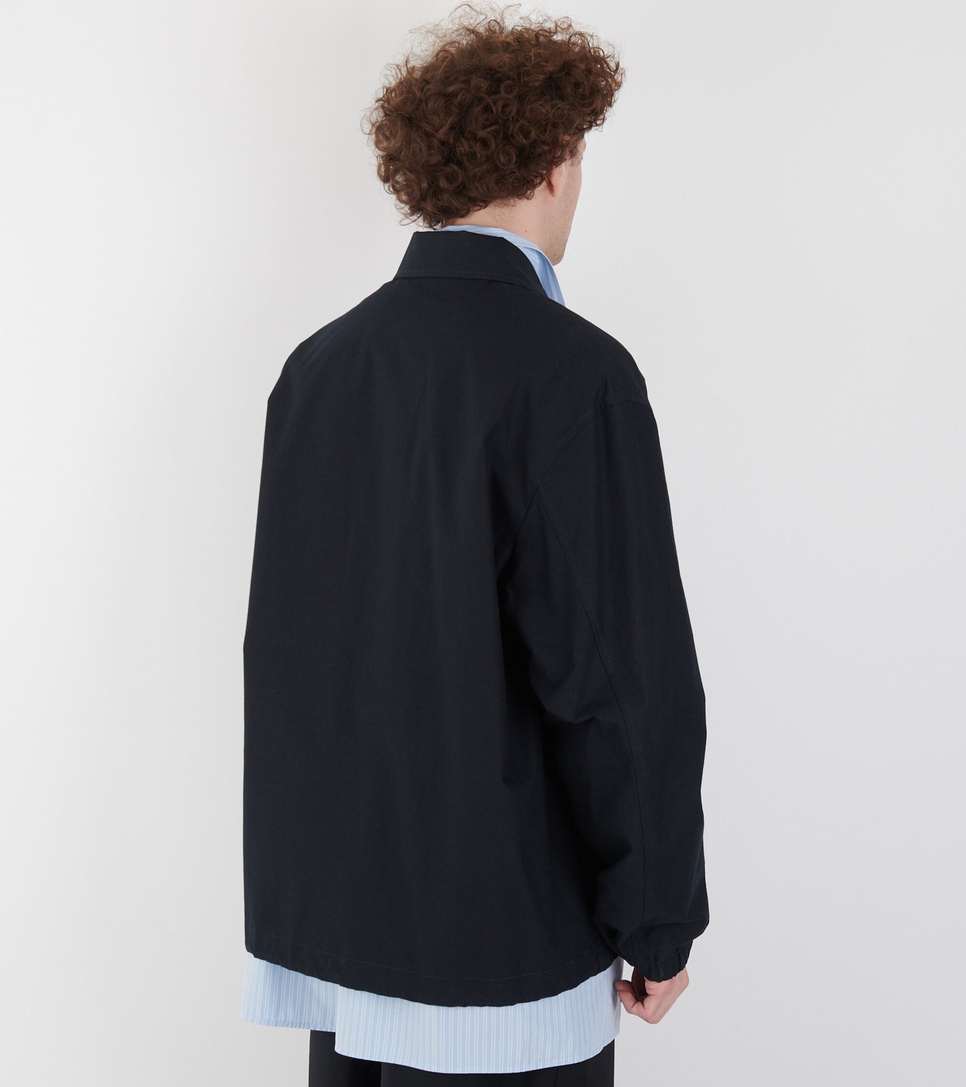 Water Repellent Overshirt Dark Navy